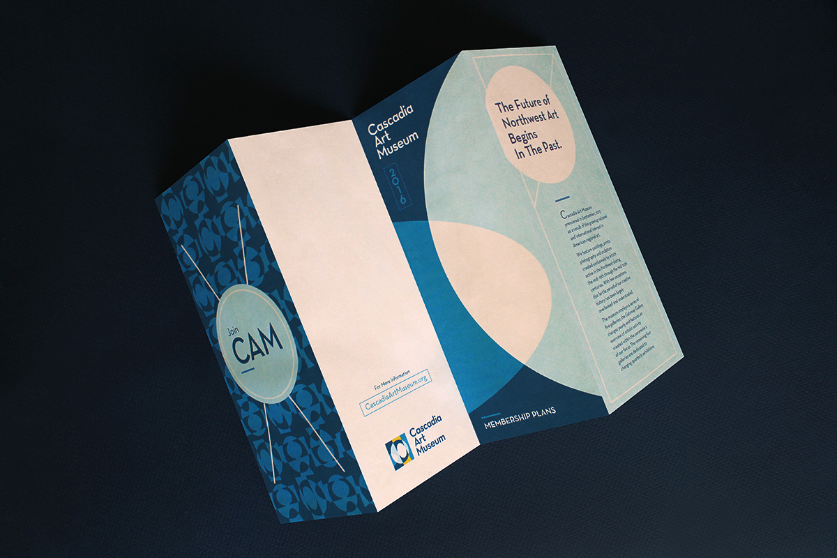 Outer panels of brochure