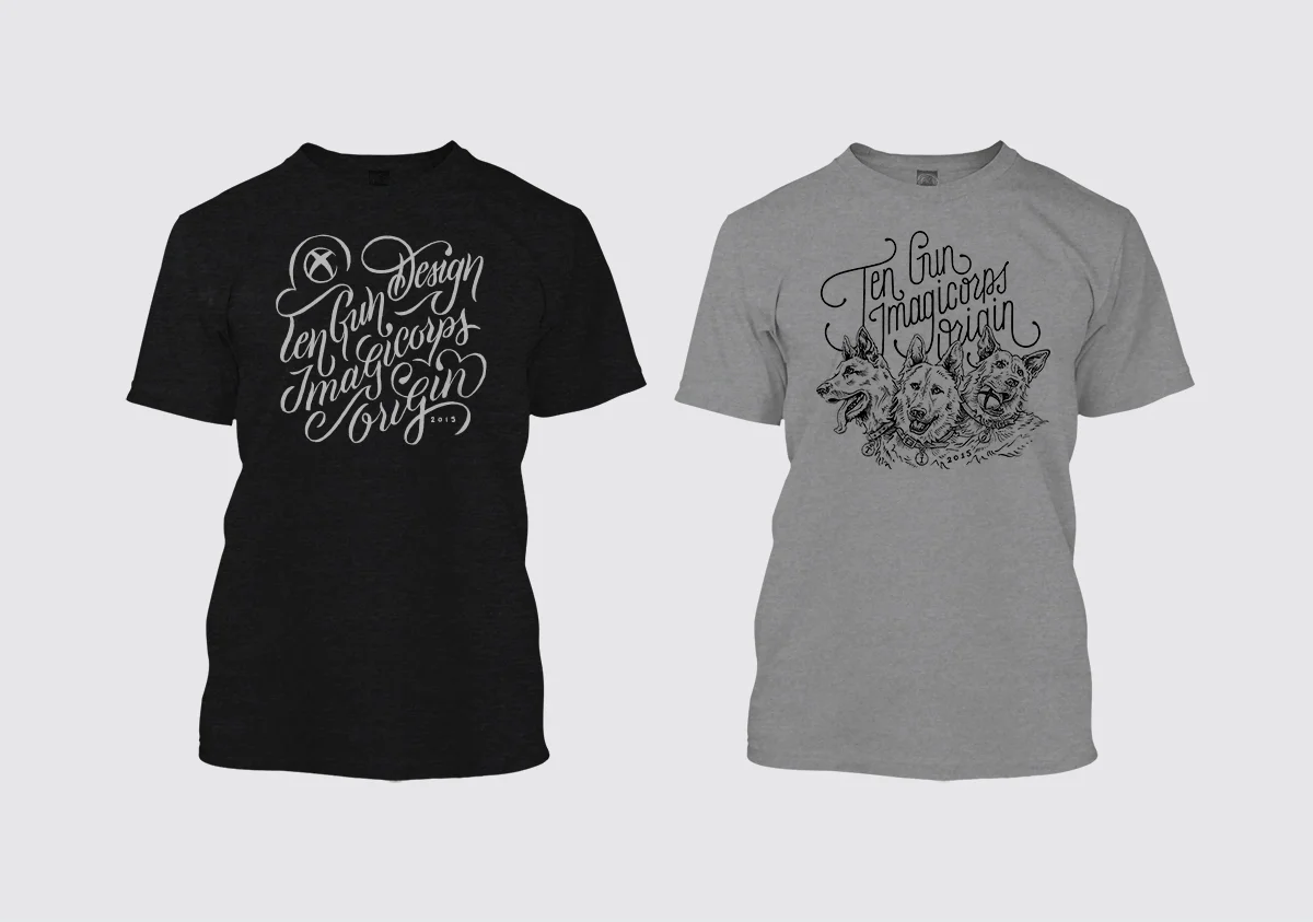 Alternate E3 2015 shirt concepts