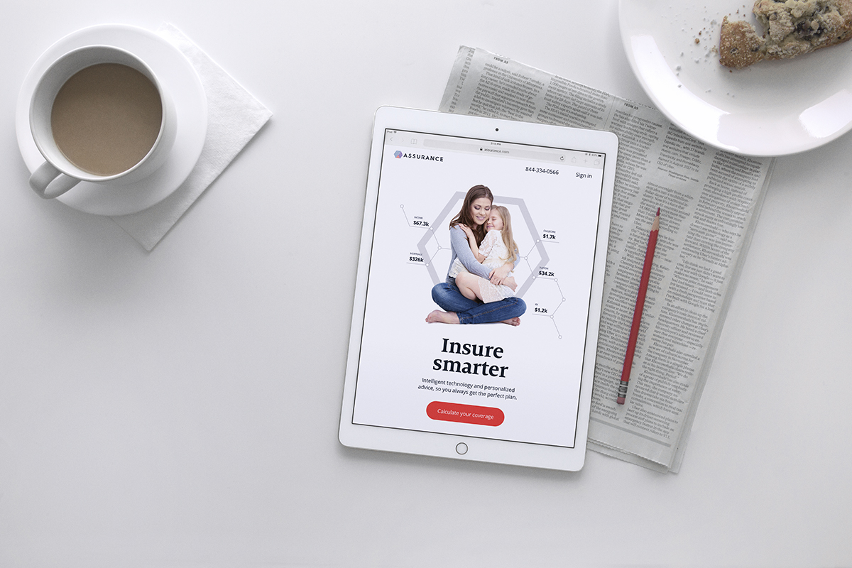 Homepage on tablet; provided photo styling, art direction and photo retouch for the internal Ten Gun Design portfolio site
