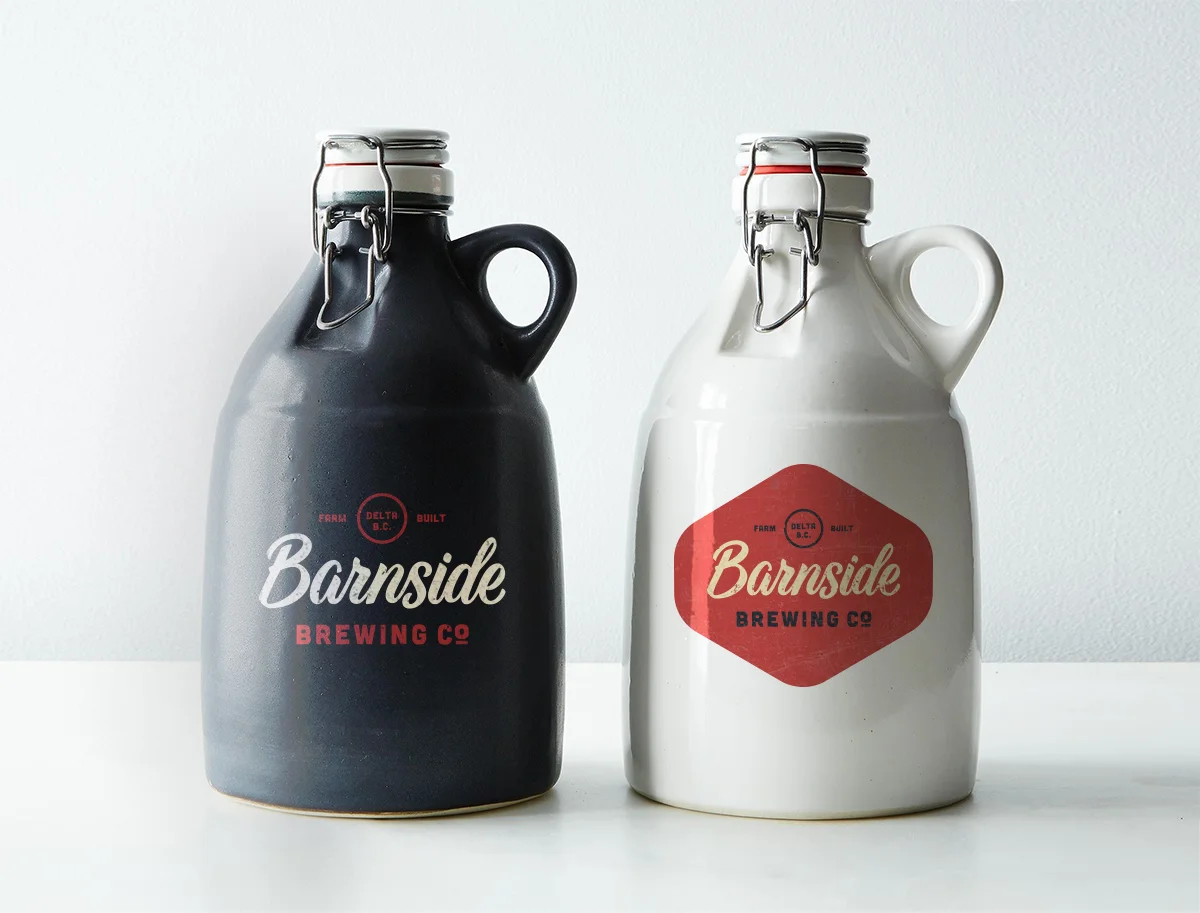 Vintage milk jug-inspired beer growler concept