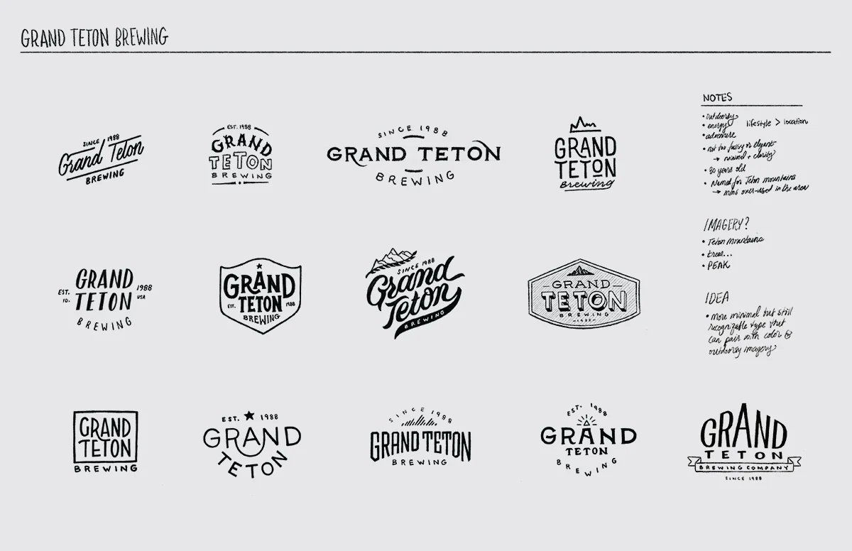 Logo sketch concepts