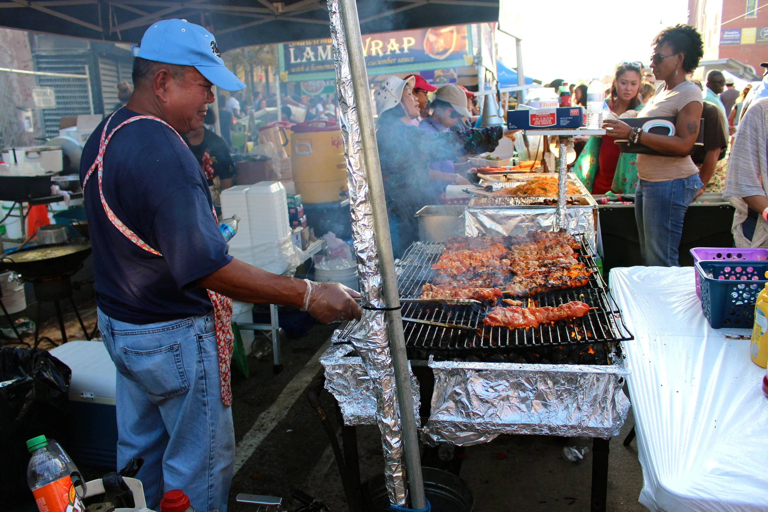 Cooking BBQ