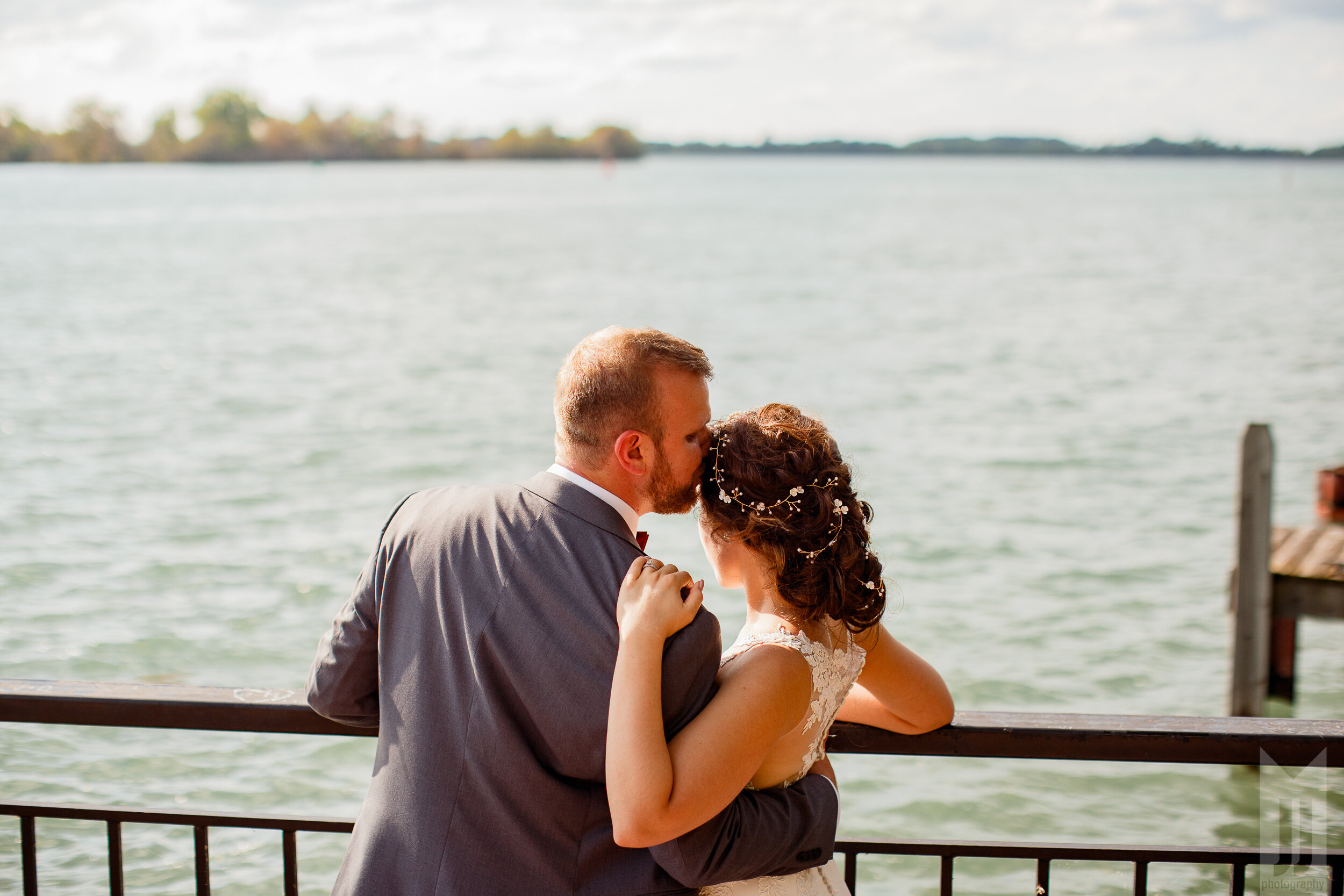 Jenn and Mitch. Married