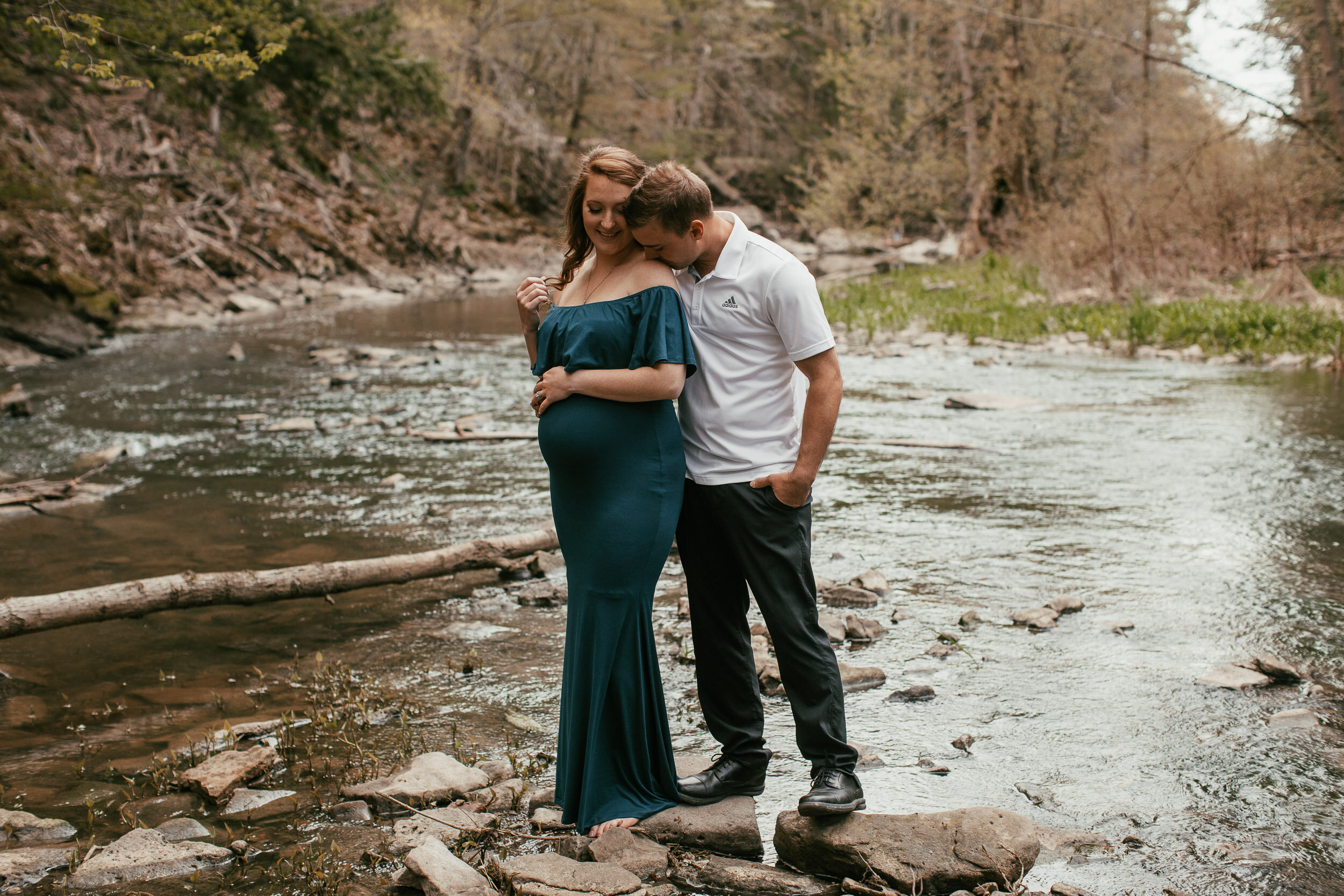 Mikaela and Brandon: Expecting one