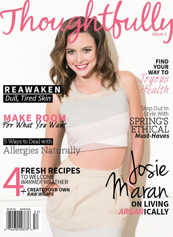 Josie Maran for Thoughtfully Magazine