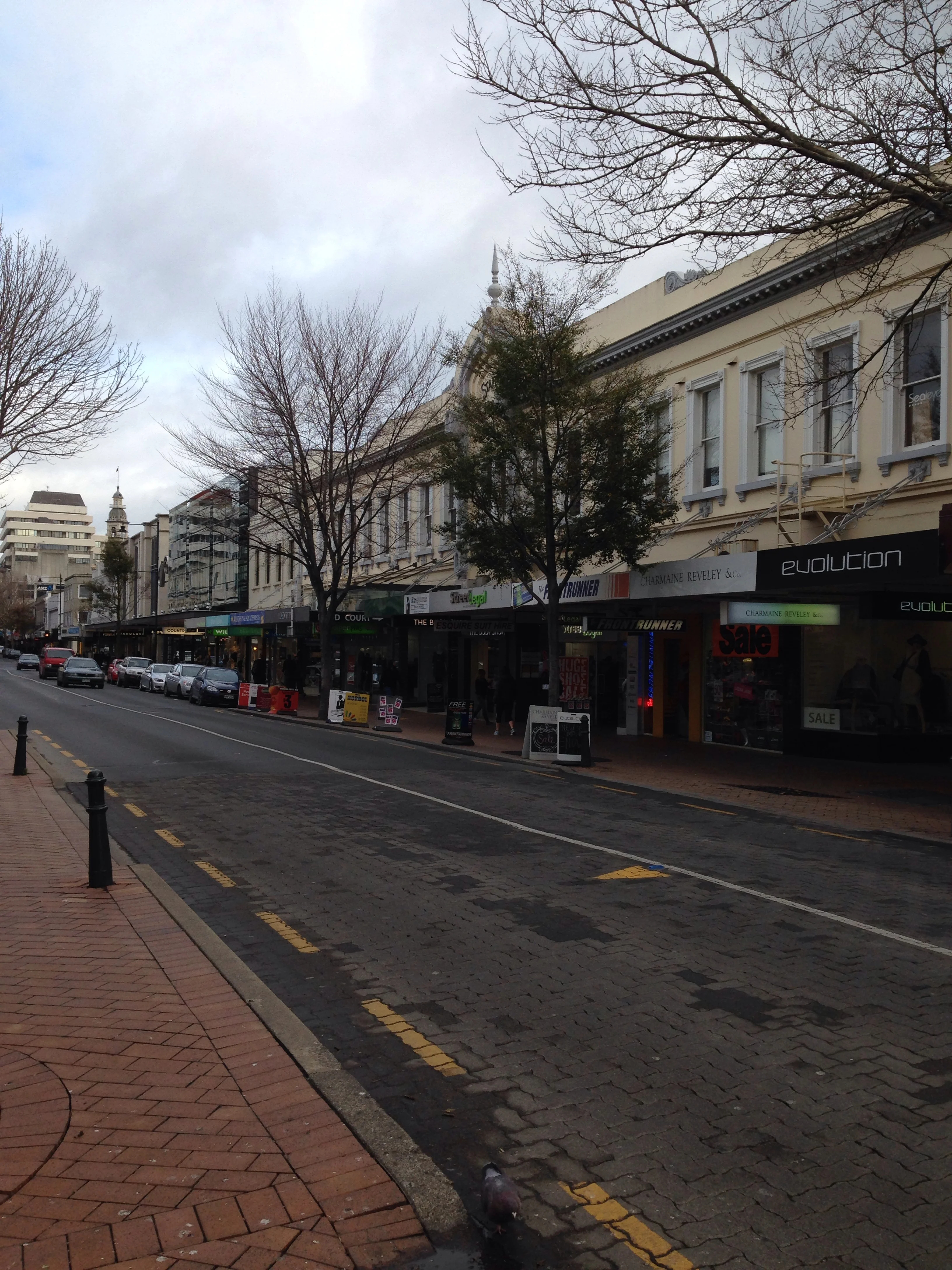 George Street, Dunedin city centre.