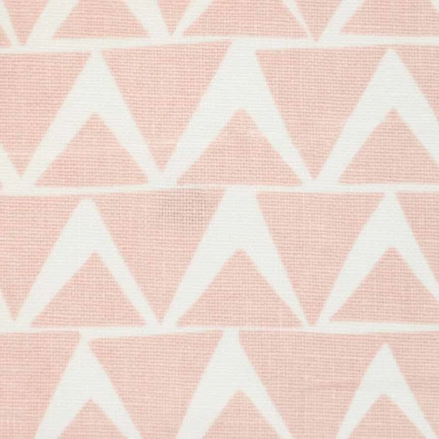 Triangles in Camellia Pink