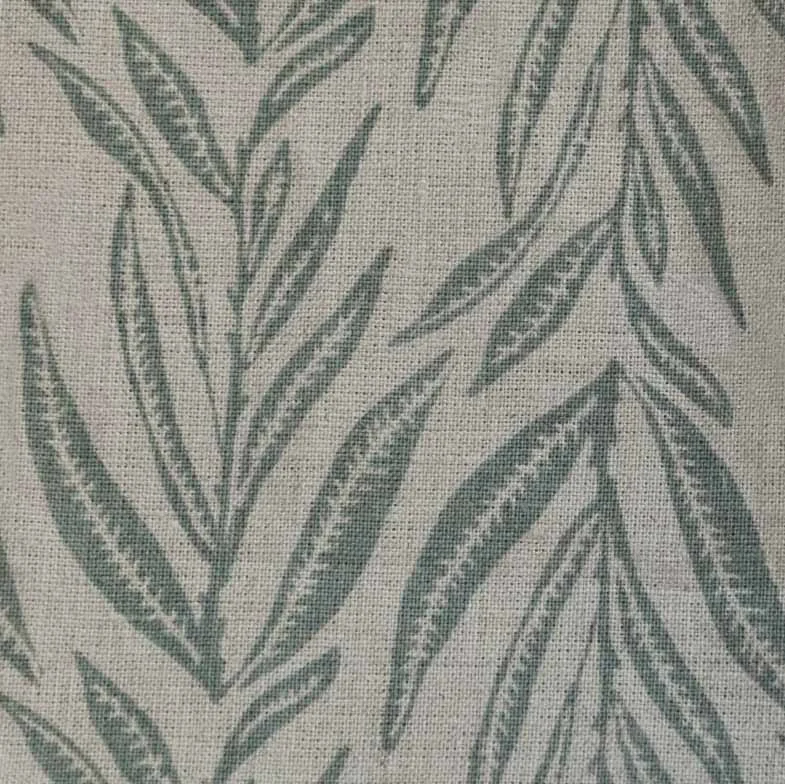 Leaves in French Blue II on Wheat 