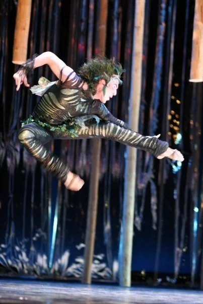 Matthew Patrick Morris as Puck in "A Midsummer Night's Dream" at The Juilliard School