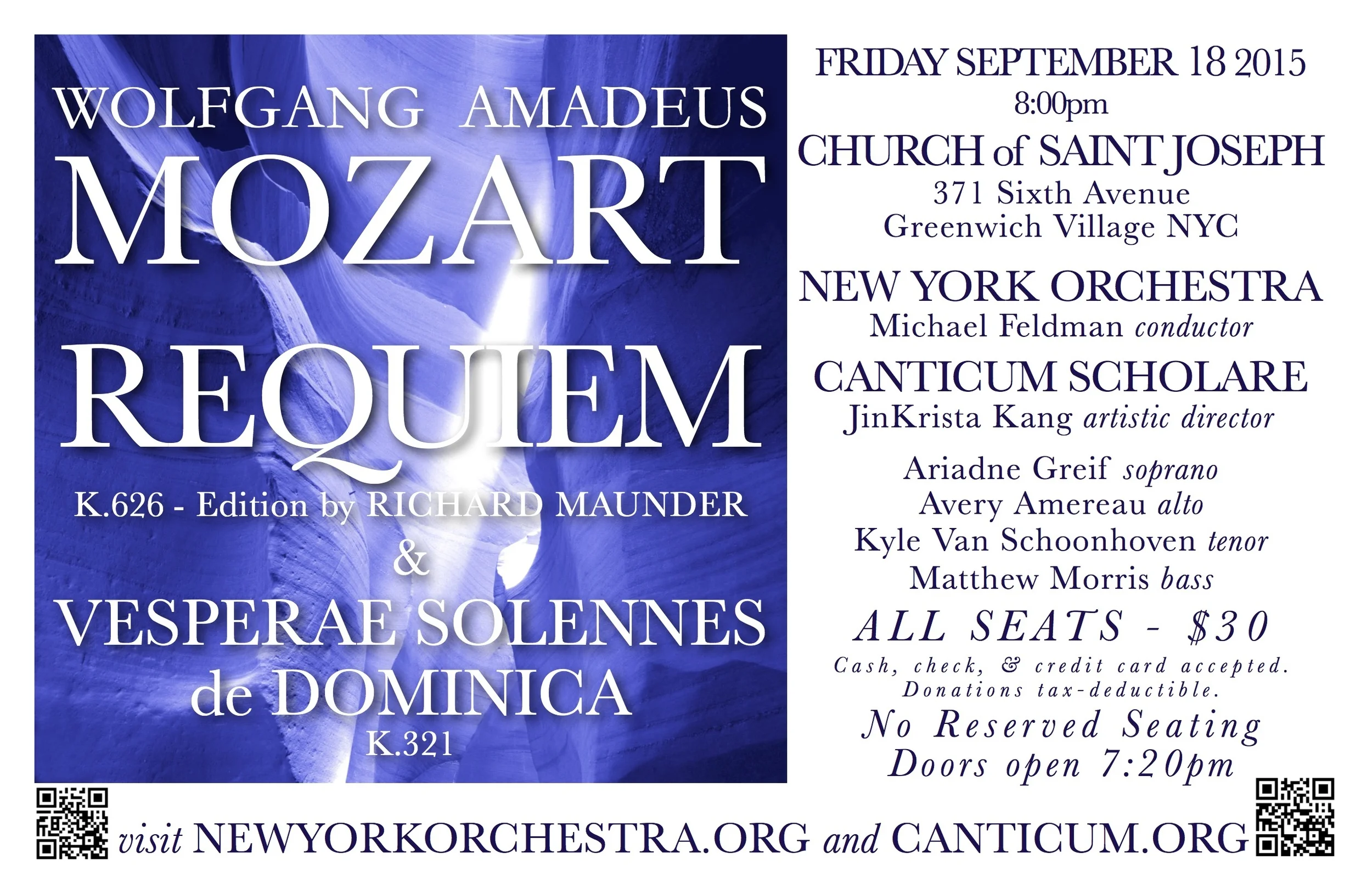 Bass Soloist in Mozart Requiem and Vesperae de Dominica