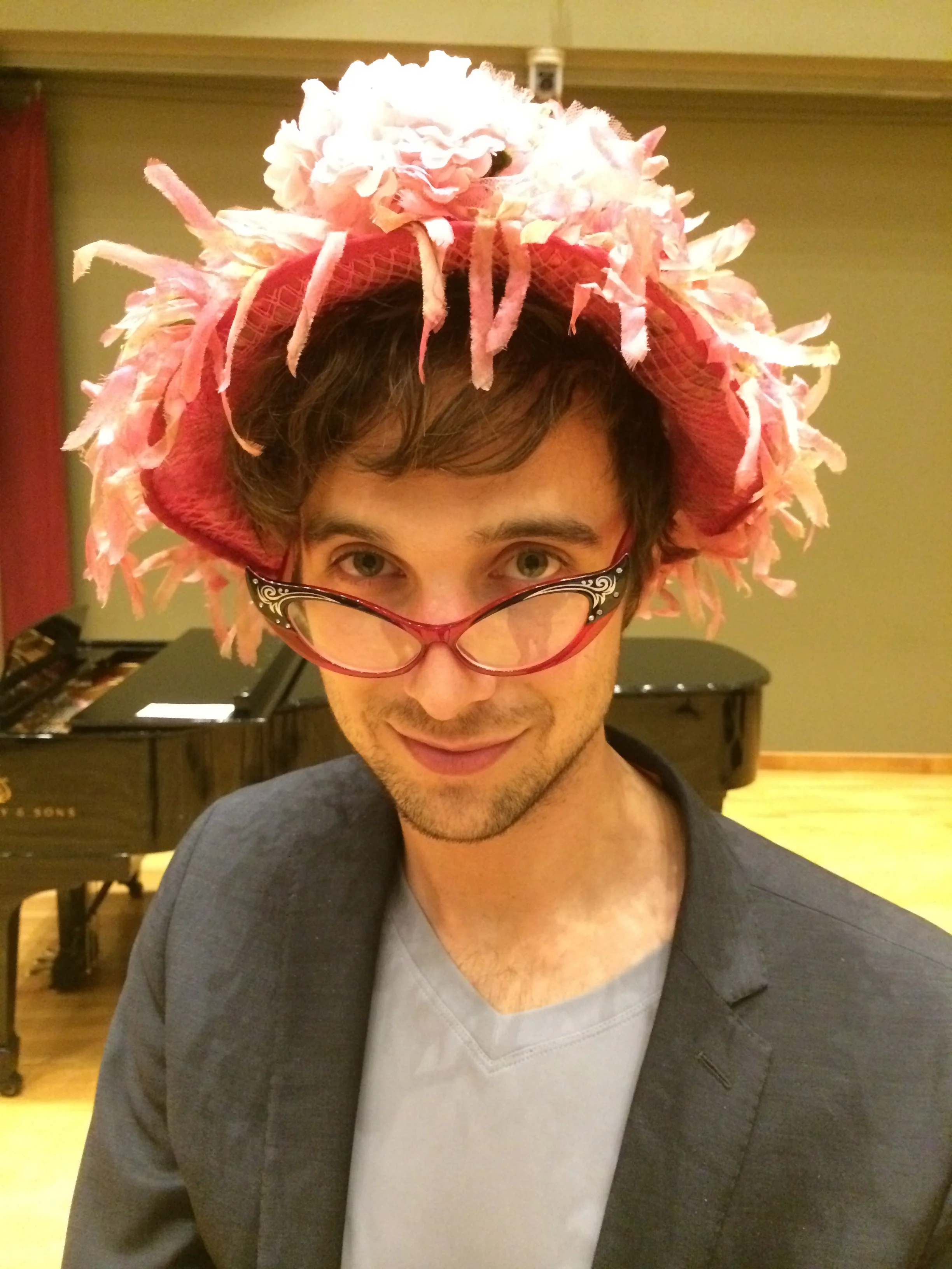 Matthew Patrick Morris in rehearsal