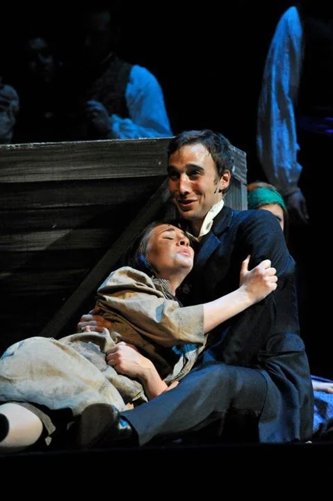 Matthew Patrick Morris as Marius in "Les Miz" at Amarillo Opera