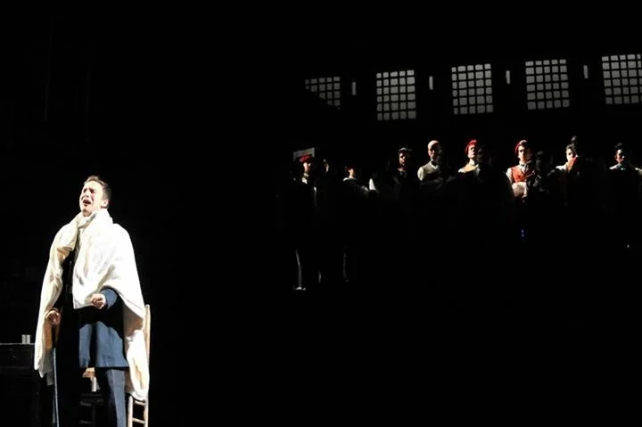 Matthew Patrick Morris as Marius in "Les Miz" at Amarillo Opera
