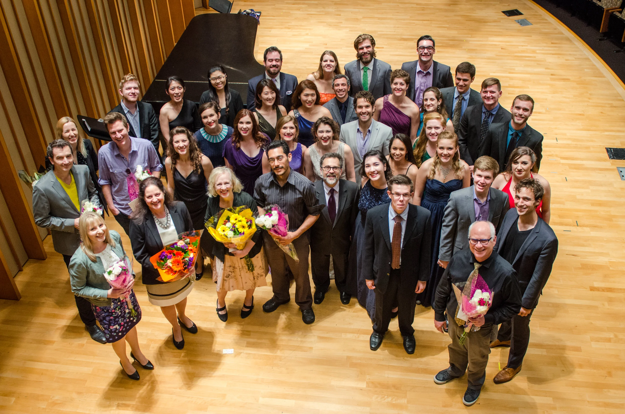 Matthew Patrick Morris and LA Composers and performers at SongFest