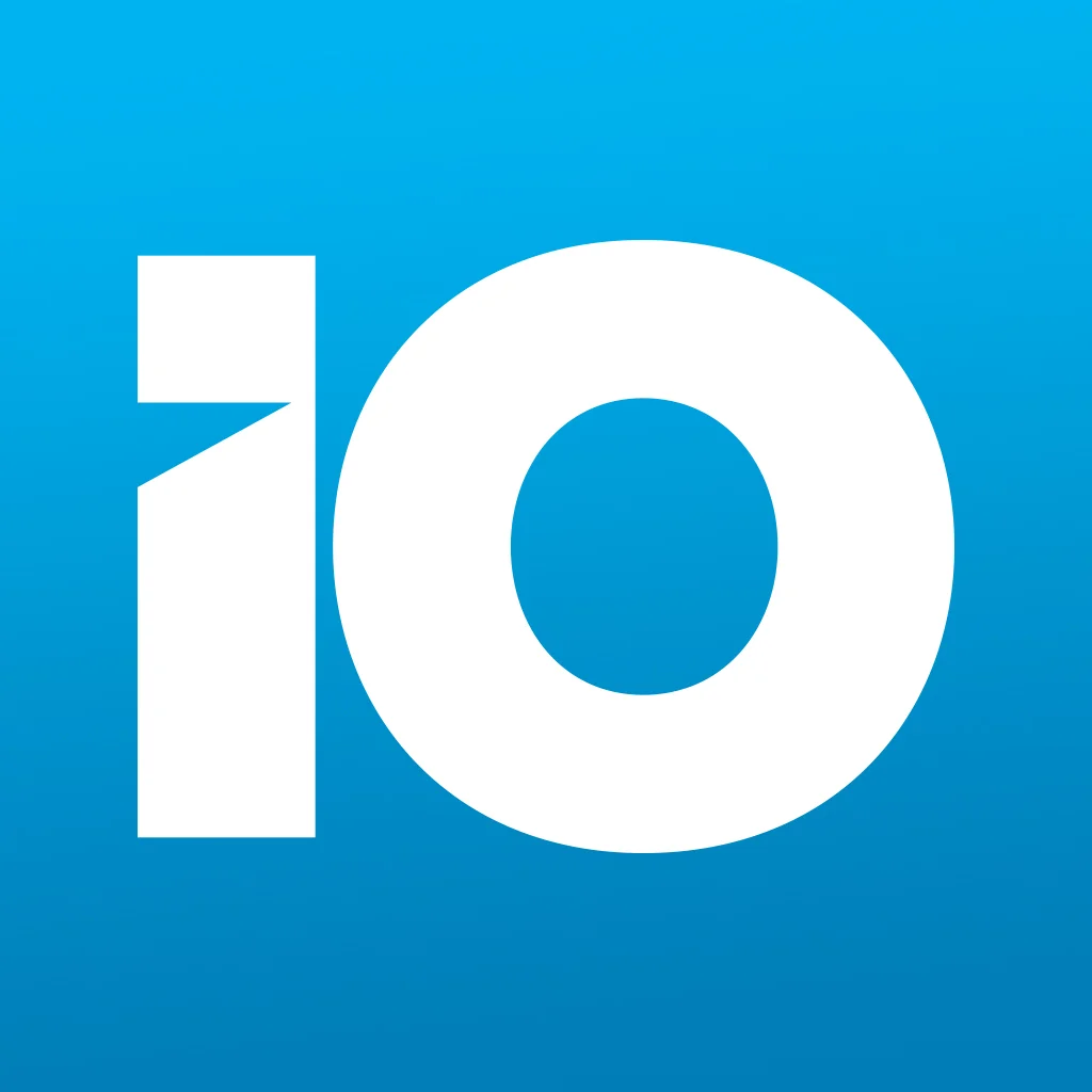 App-Icon: Die Buchstaben "IO" stehen nicht nur am Ende von Invitario, sondern stehen in der IT auch für "Input/Output" – ideal für die neue Check-in App und das Erfassen von Gästen und Interaktionen.