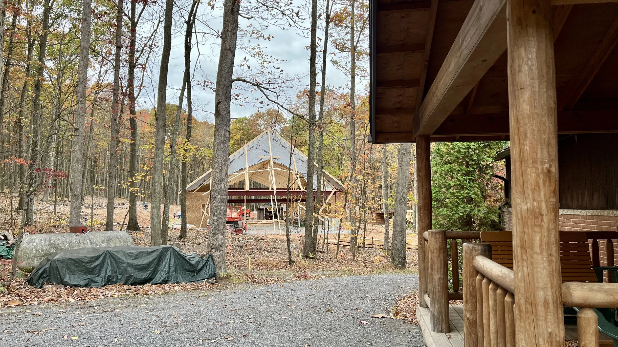 View from back of Lodge