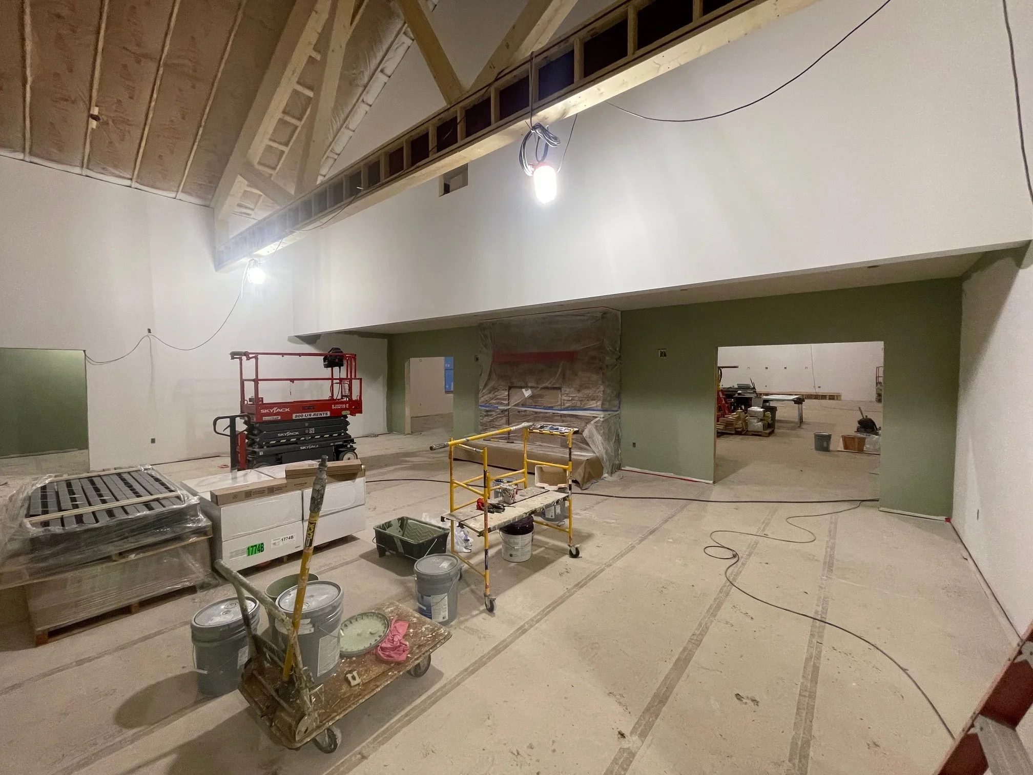 Feb. 6 - Making headway on paint