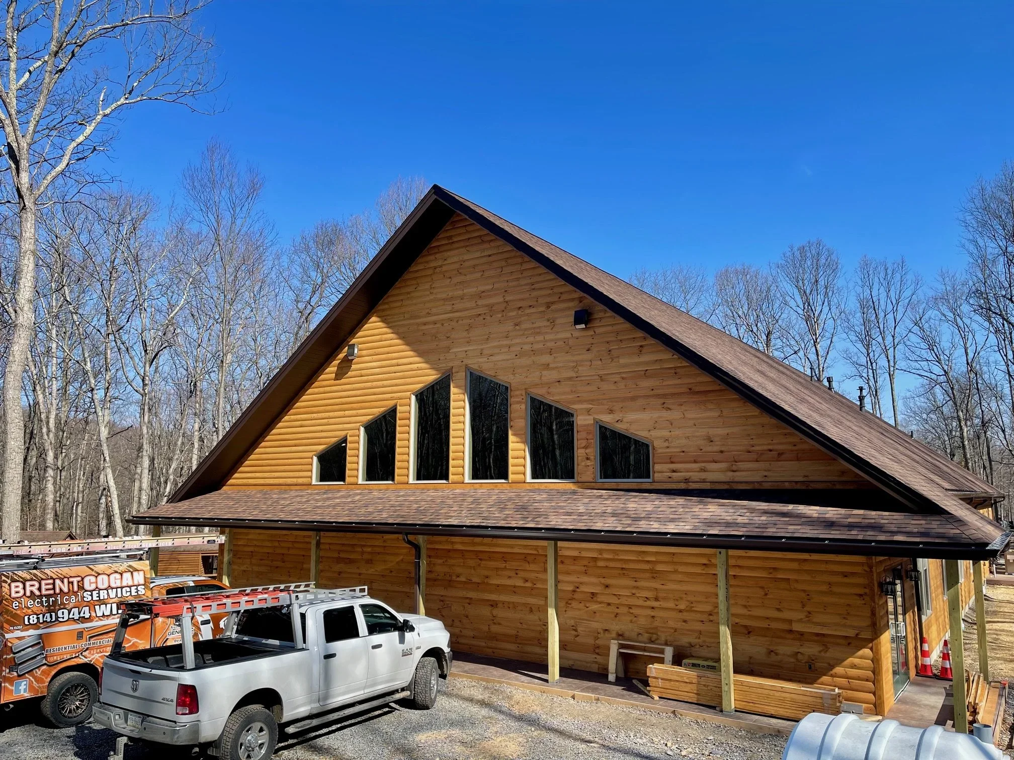 Feb. 27 - The back-end siding is complete