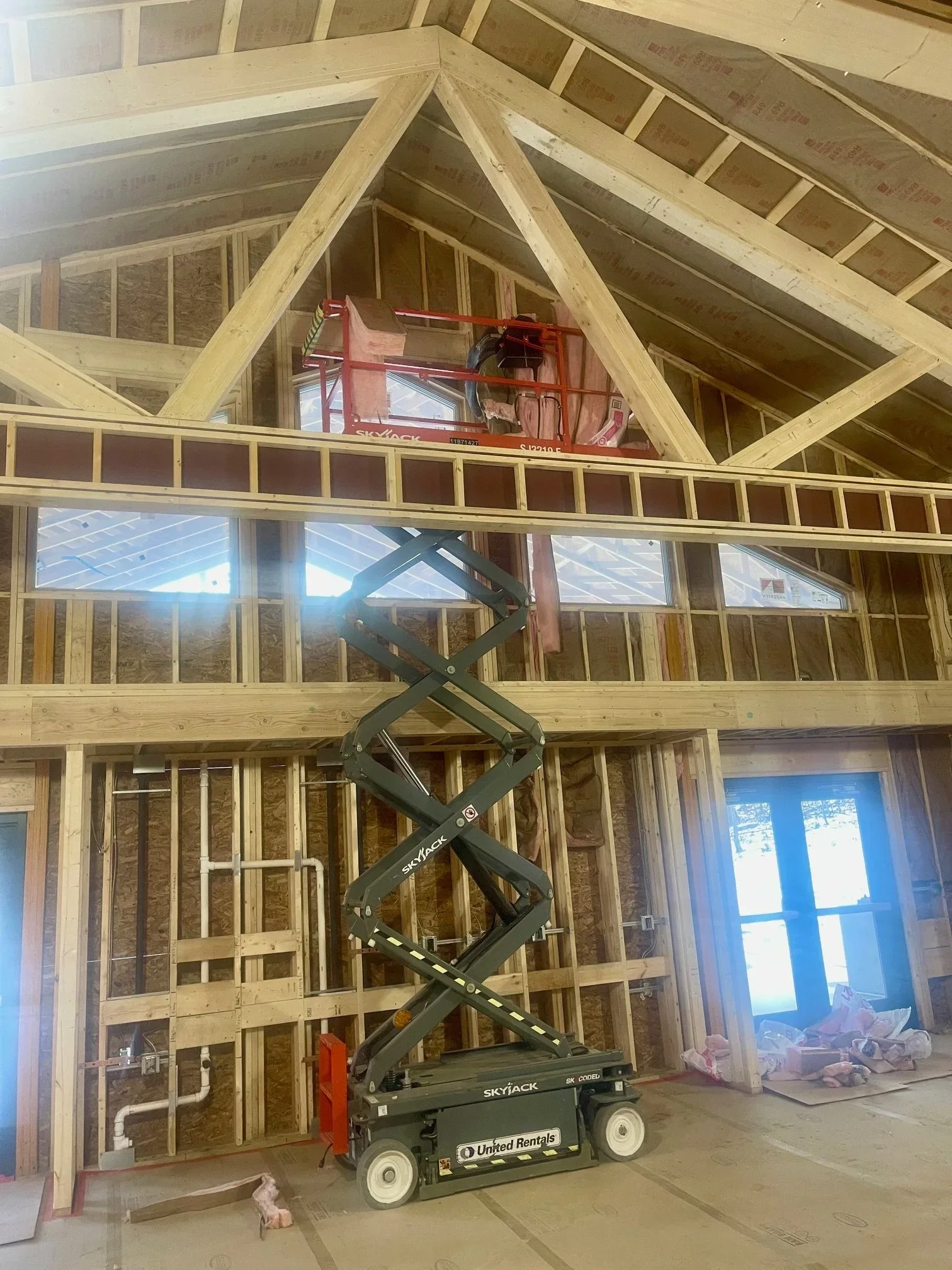 Jan. 2 - Insulation installation