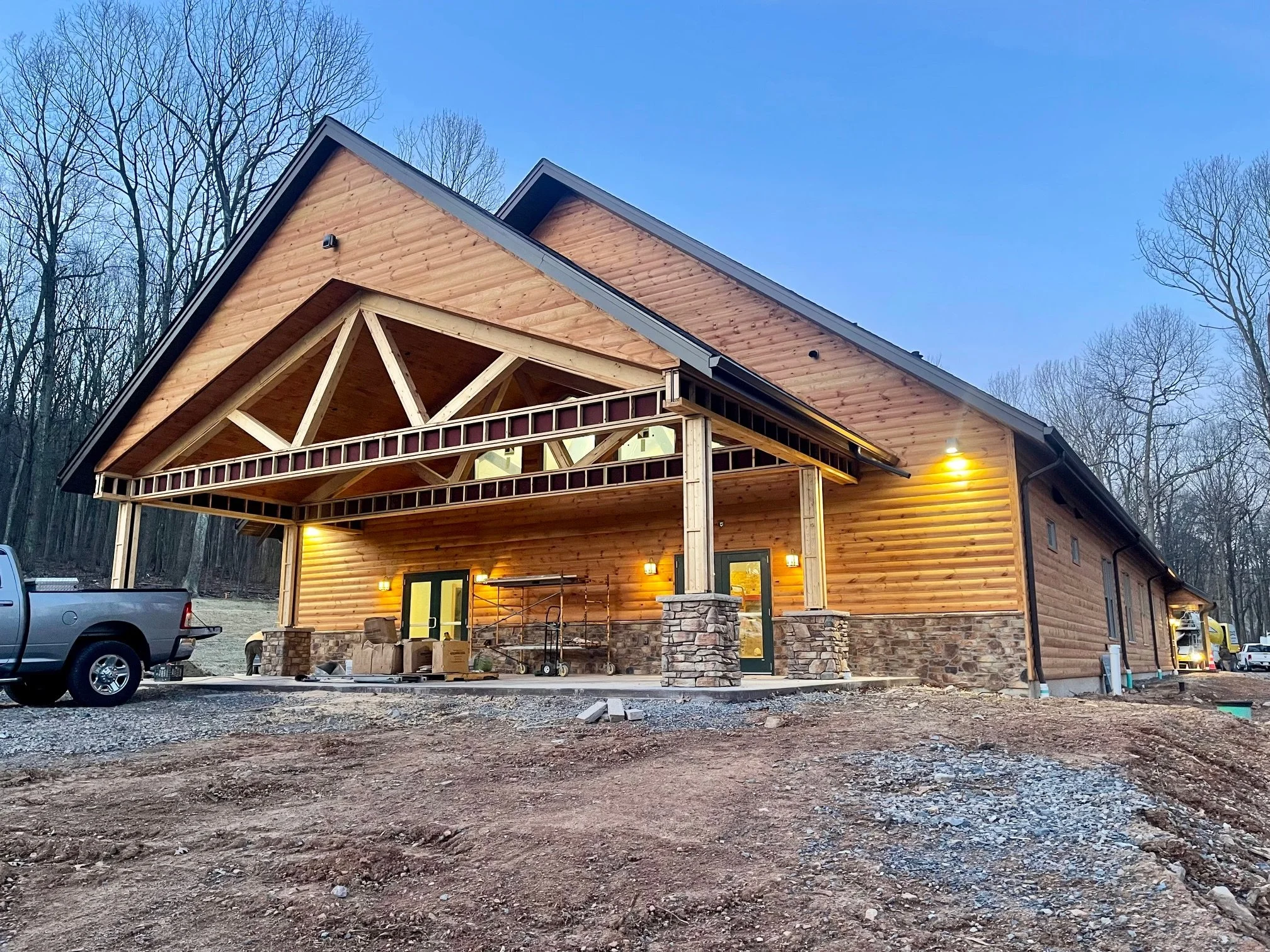 March 24 - Outside lights are looking good.