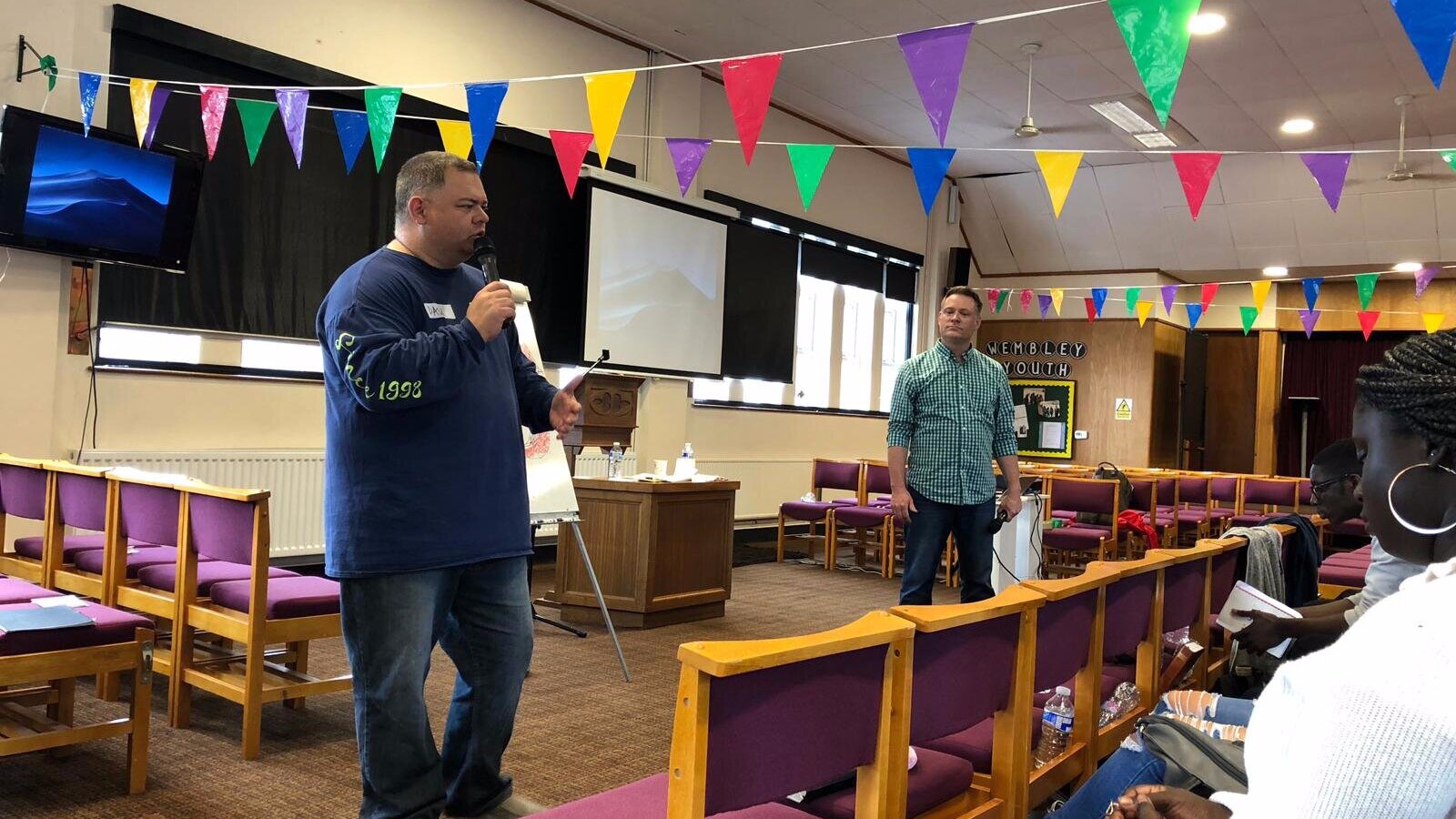 Paul & Jon conducting a Spiritual Challenge Session in the UK.