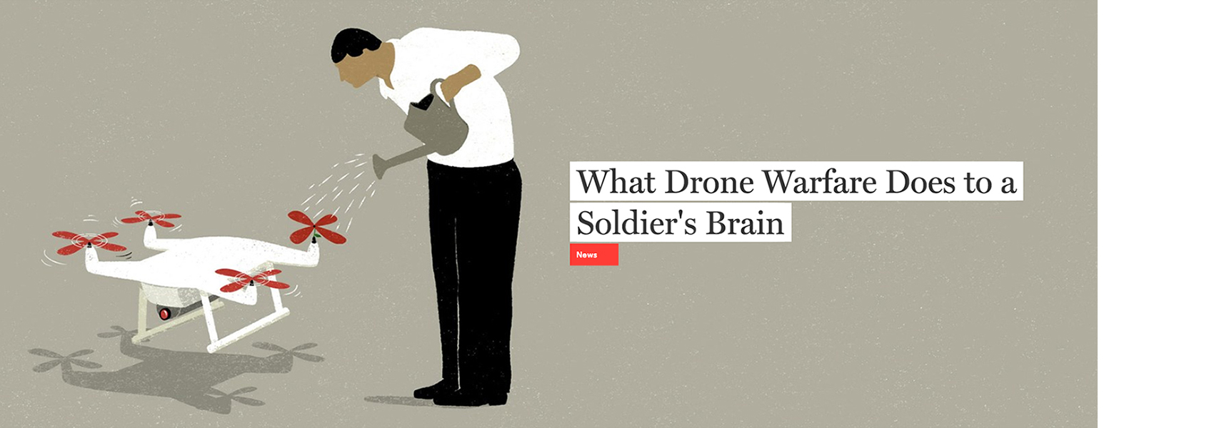 GQ- What drone warfare does to a soldier's brain