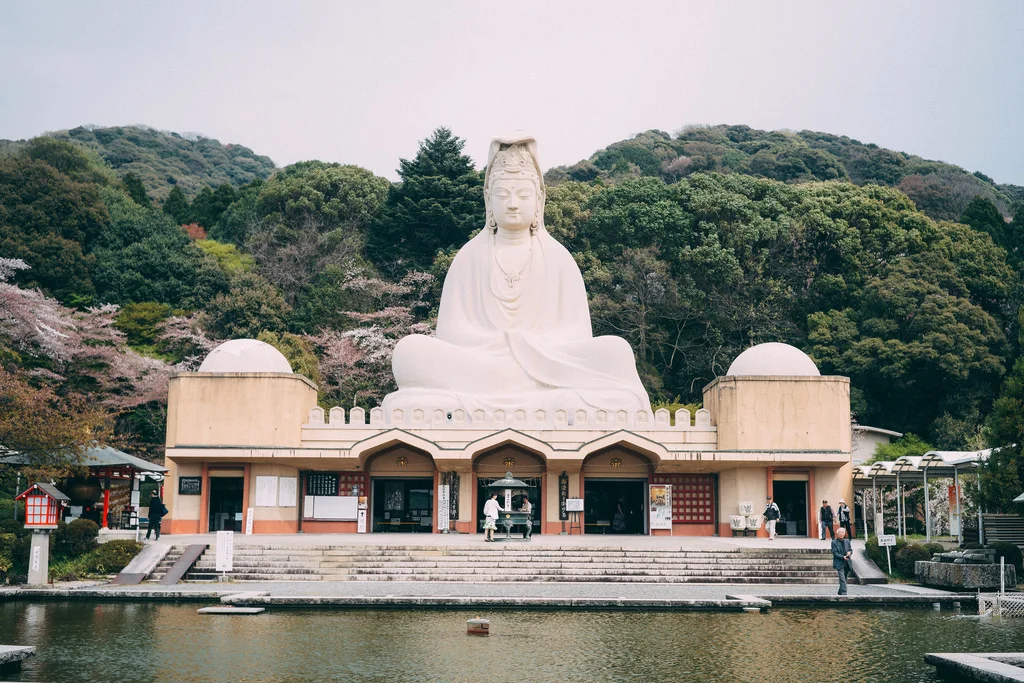 Temple for unknown soldiers in World War II. Gion, Kyoto, Japan.