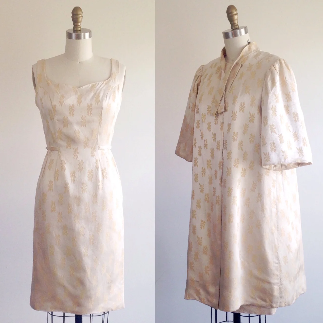 one piece dress with coat