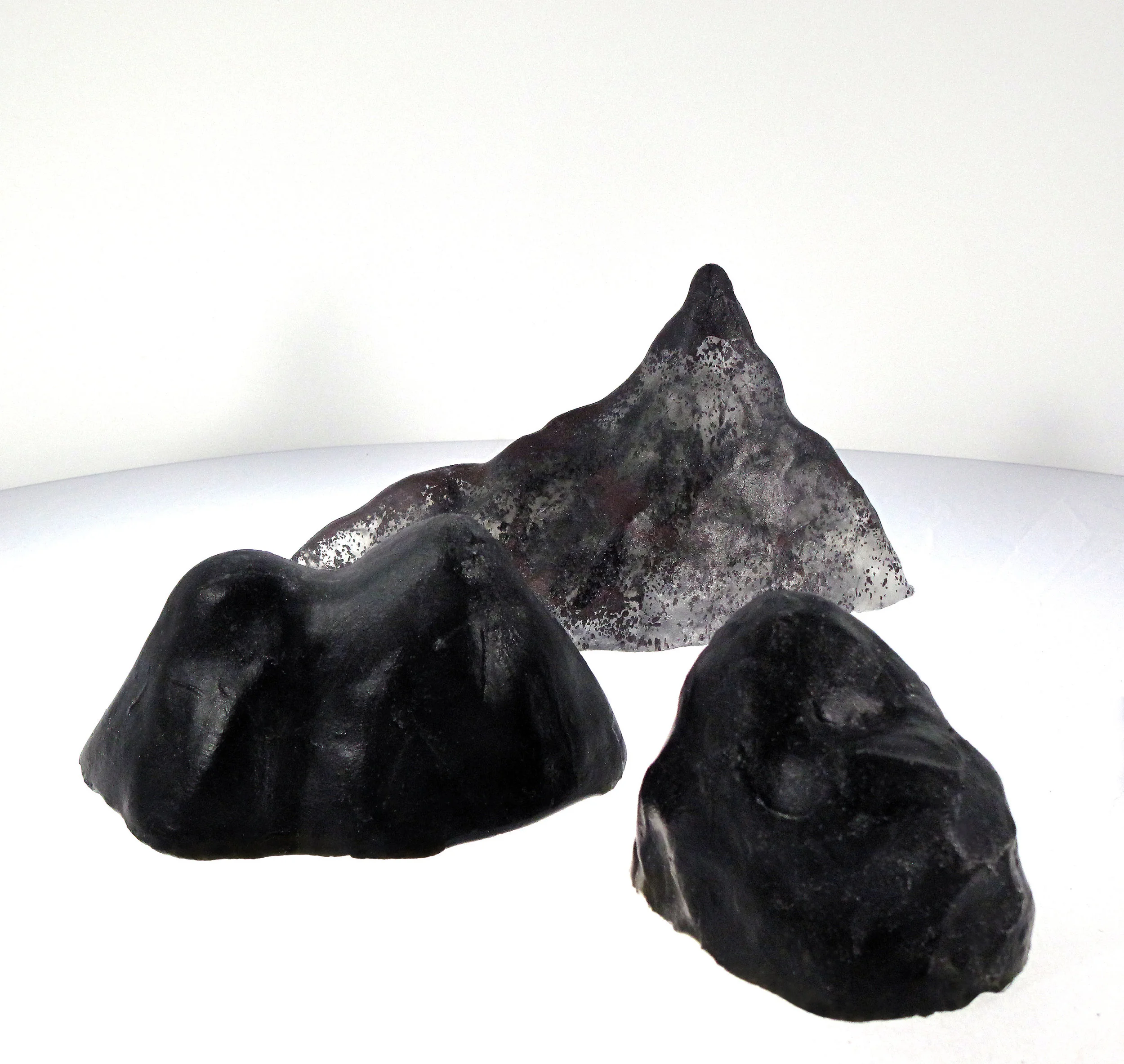   Munro Series - Volcano, Fells + Brae  Paperweights  Cast glass    Only one cast is made from each hand modeled clay form, making every Munro in the series unique. 