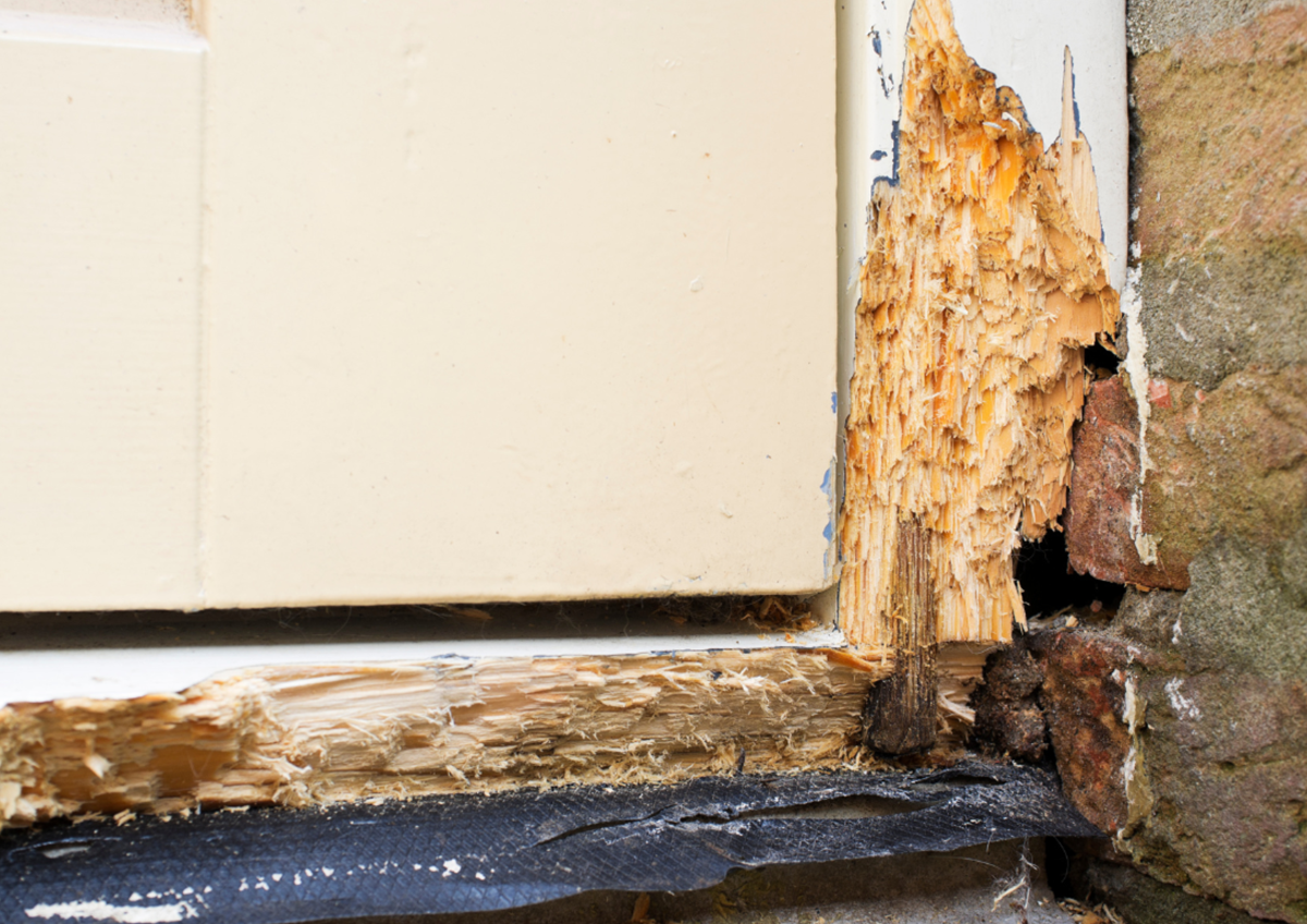 How to repair dry rot wood