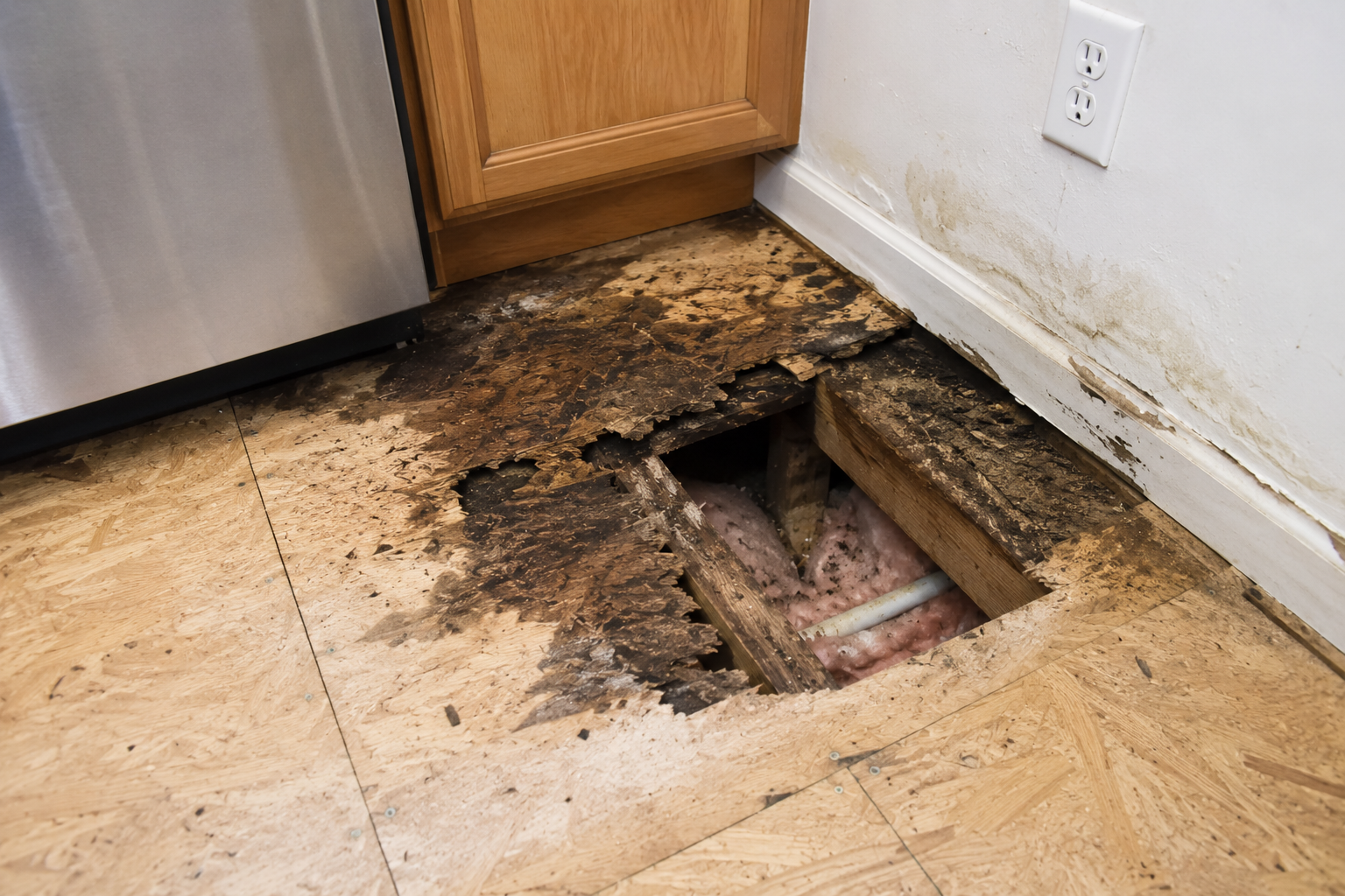 Water Damaged Subfloor: Signs, Repair, &amp; Replacement