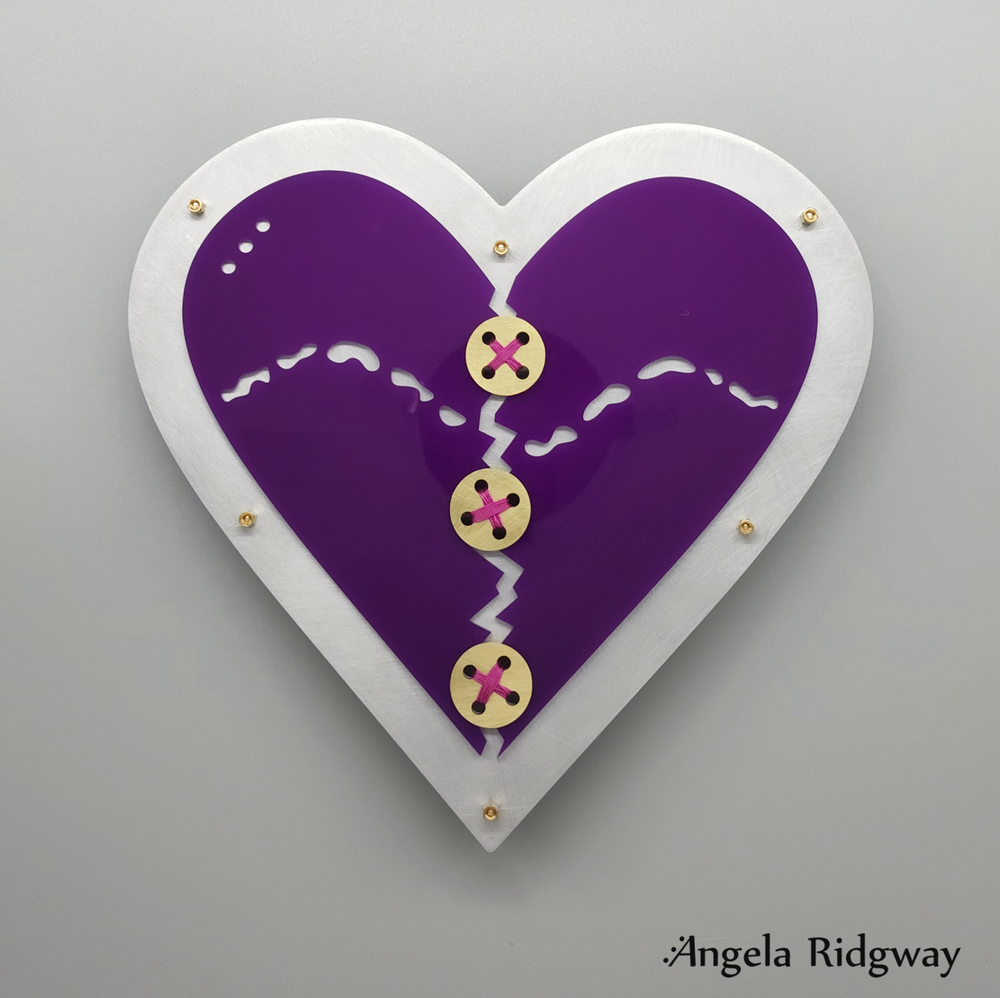Buttoned Up Broken Heart Angela Ridgway