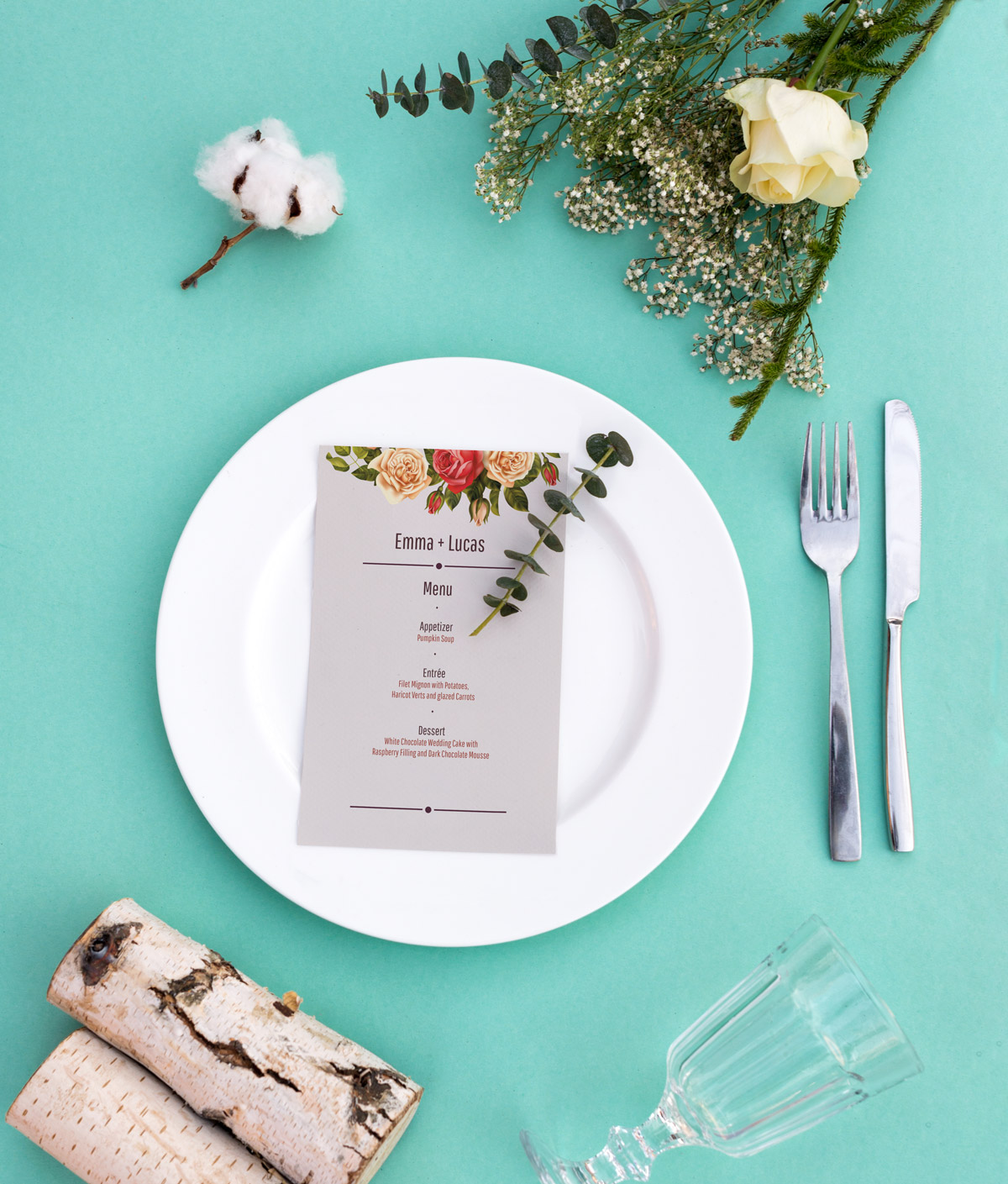 Commissioned wedding set - Client: Albelli - Design, Illustration