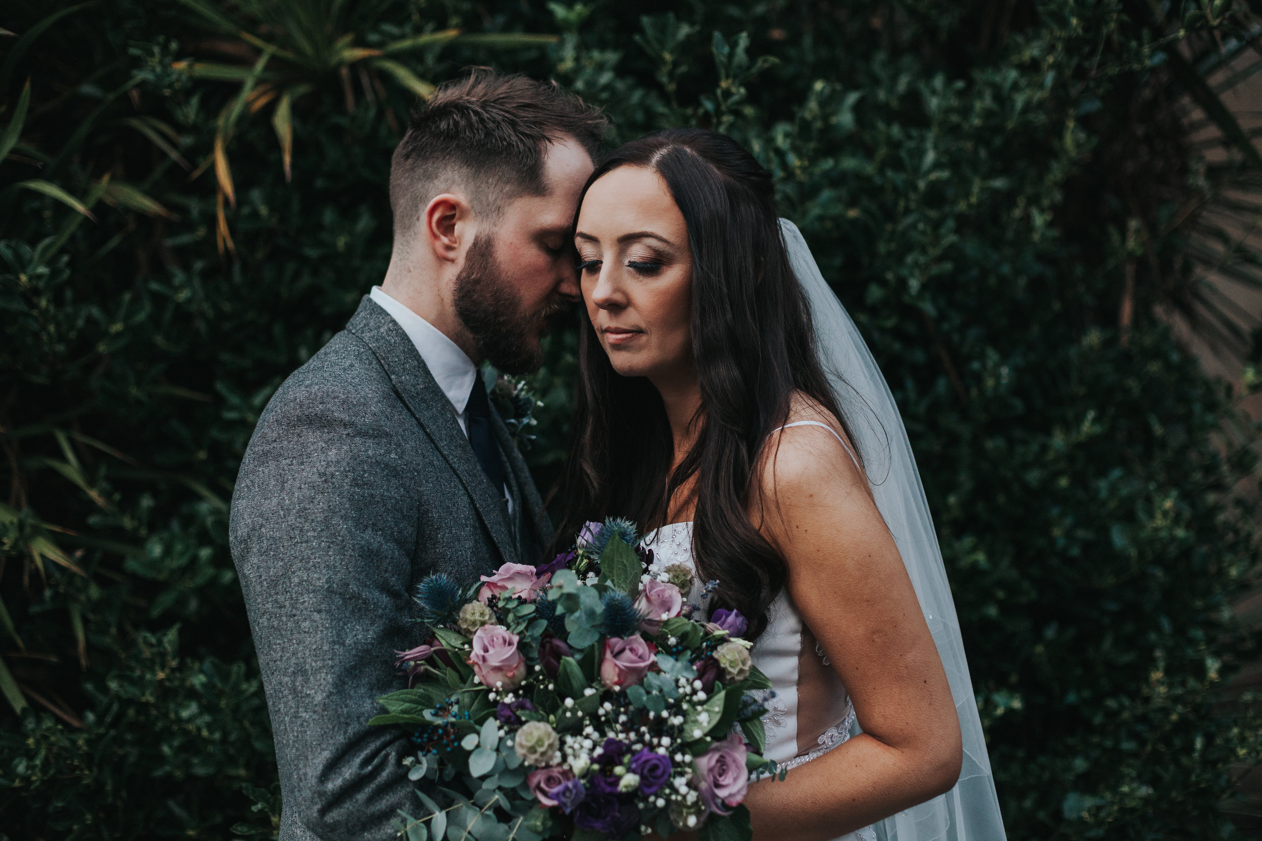 Bride and Groom in the jungle