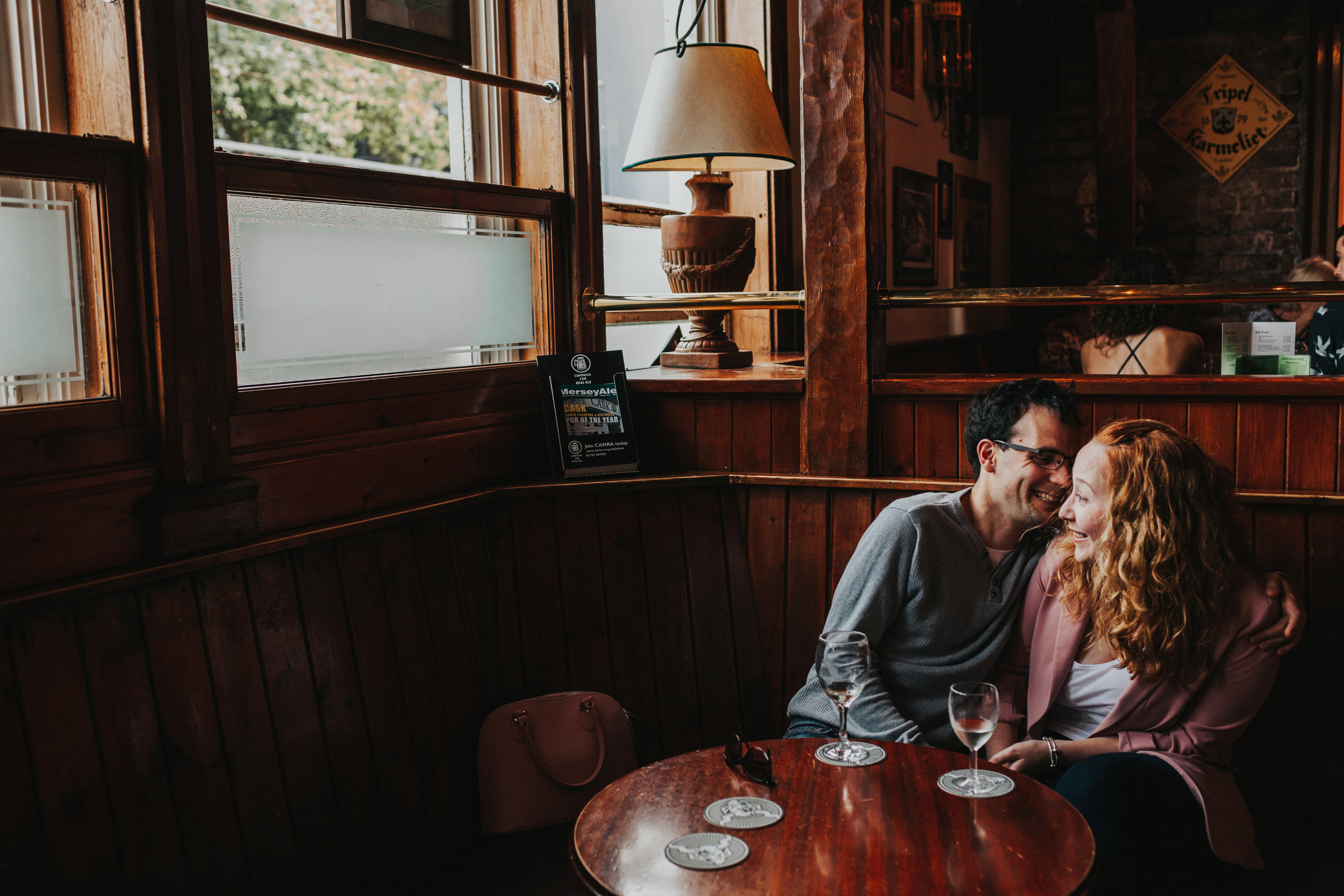 Couple in Liverpool Bar