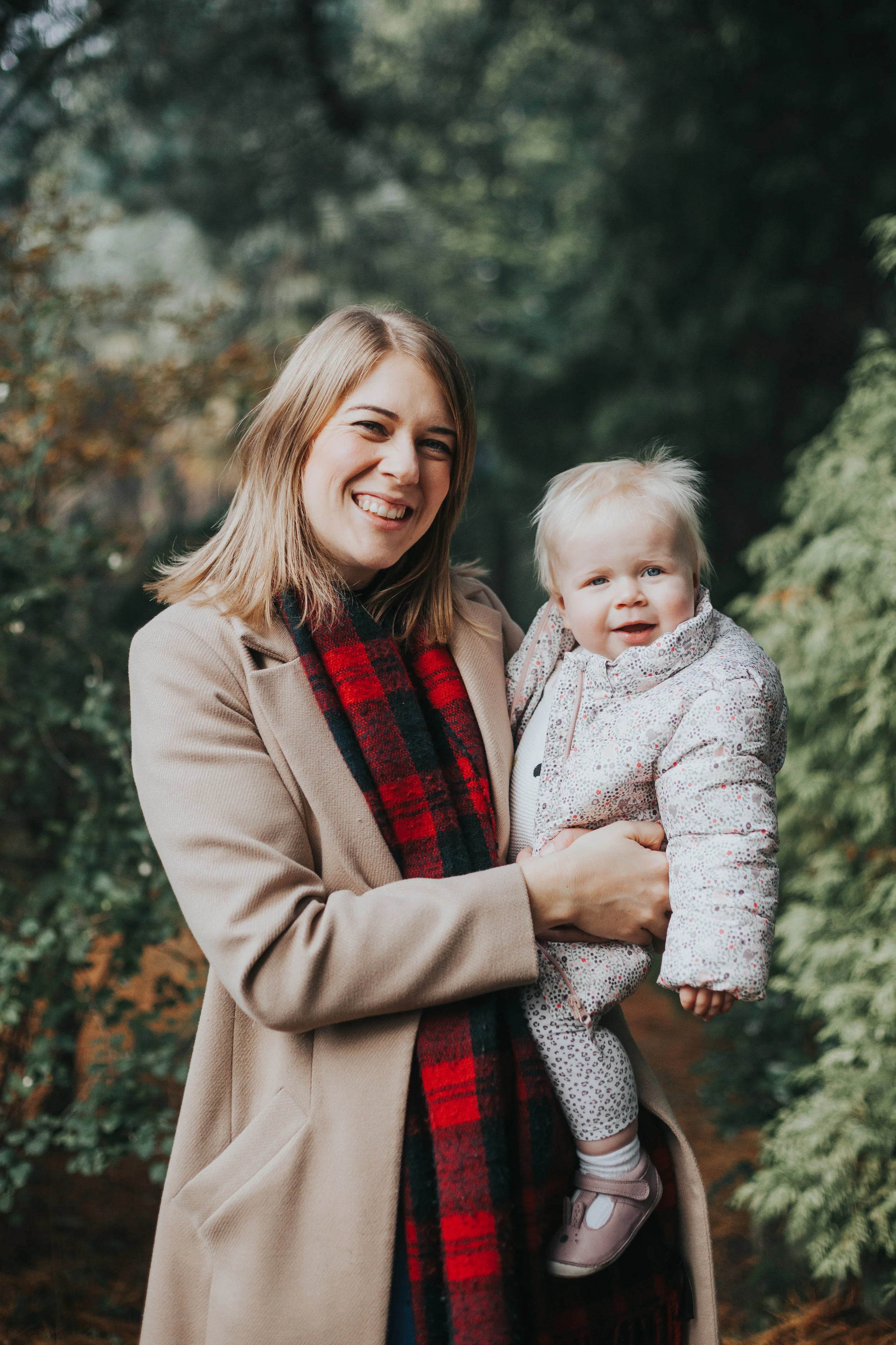 Evie and Mum.