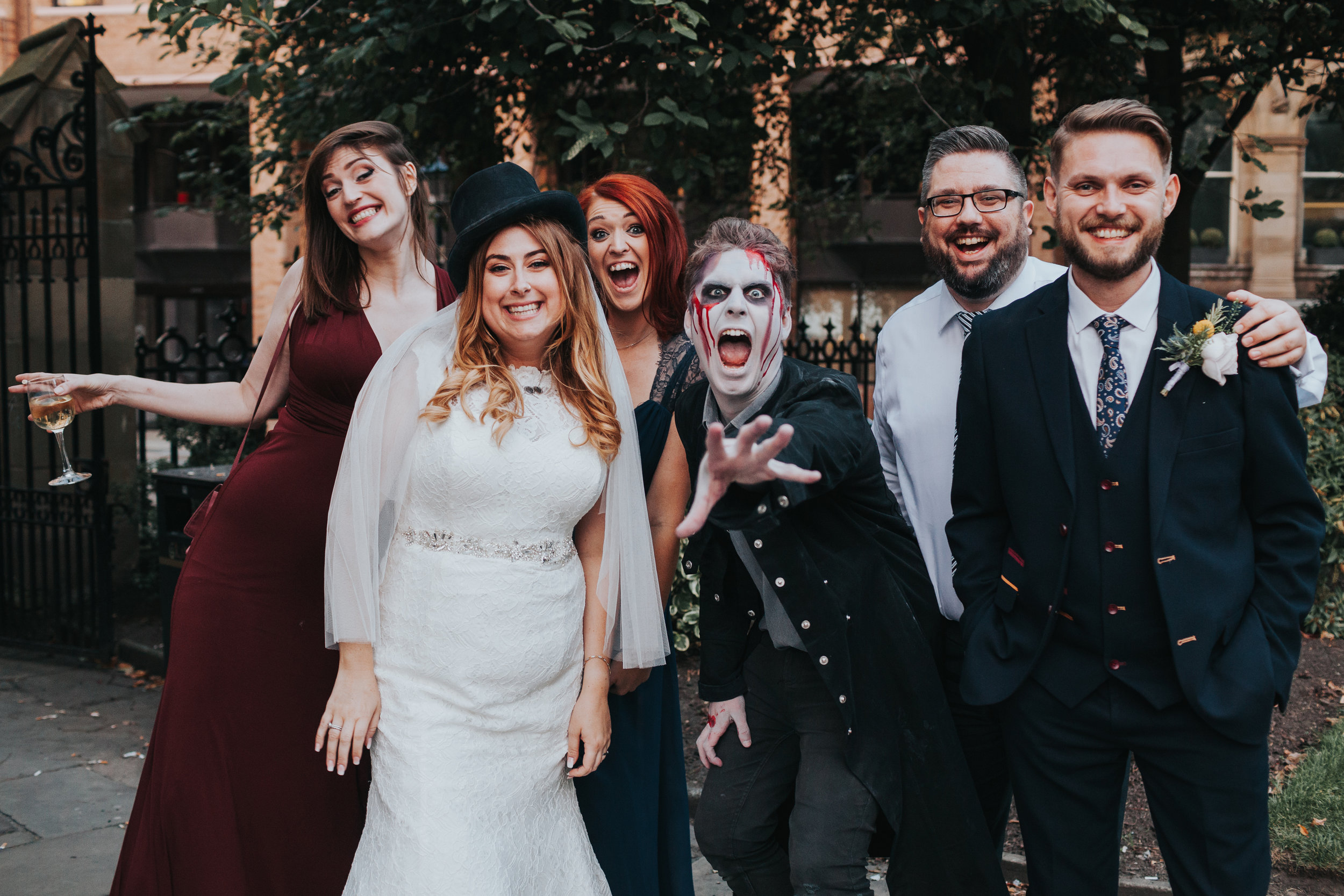 Bride and Liverpool ghost tour.
