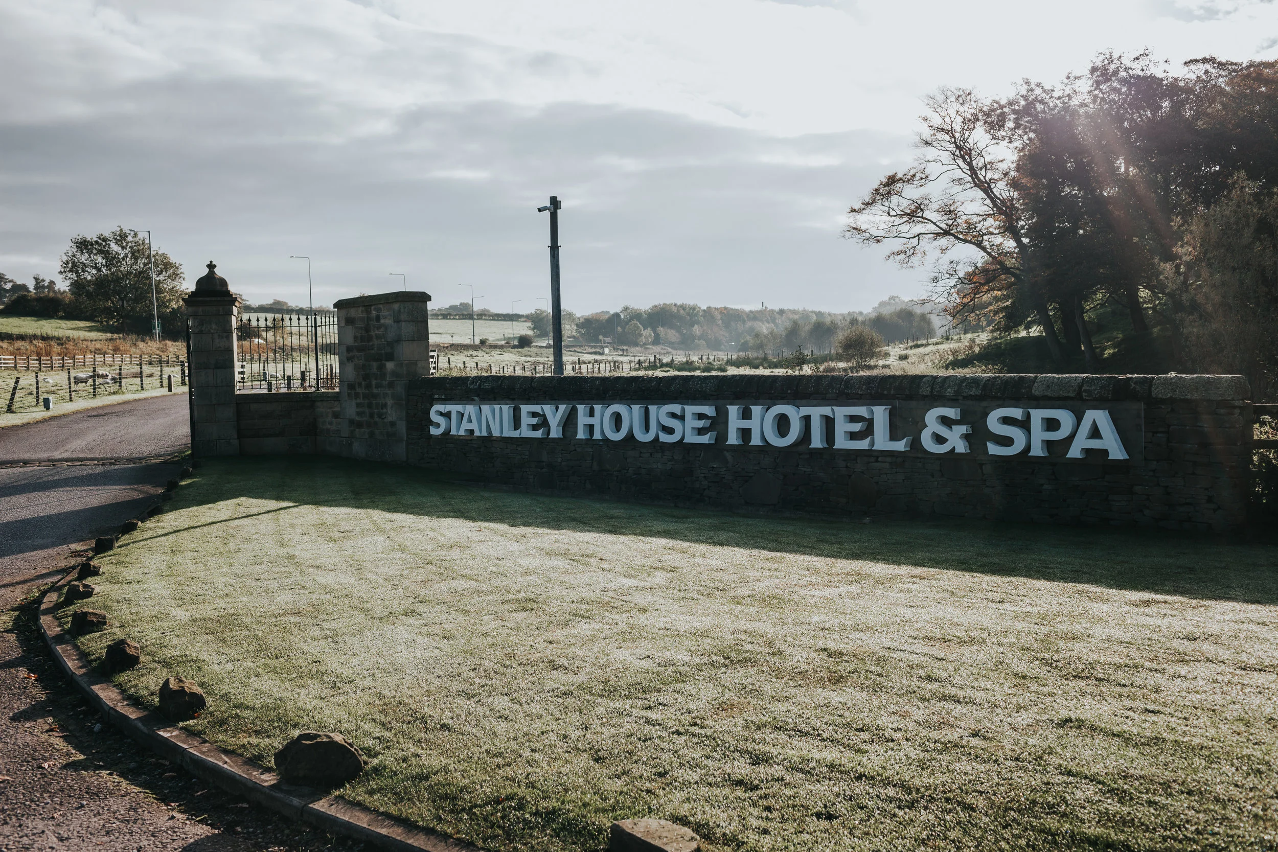Exterior shot of Stanley Hotel and Spa. 