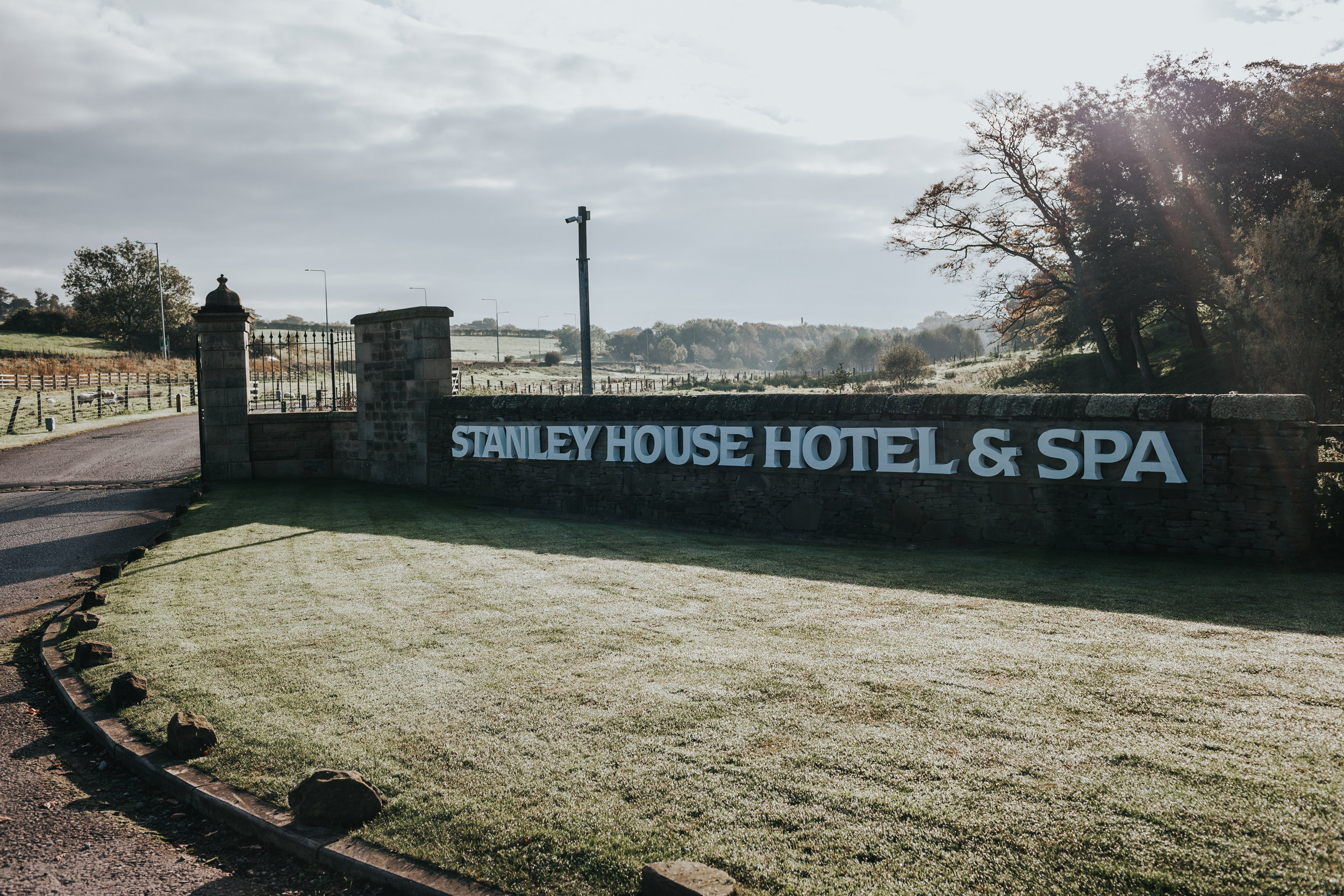 Exterior shot of Stanley Hotel and Spa.