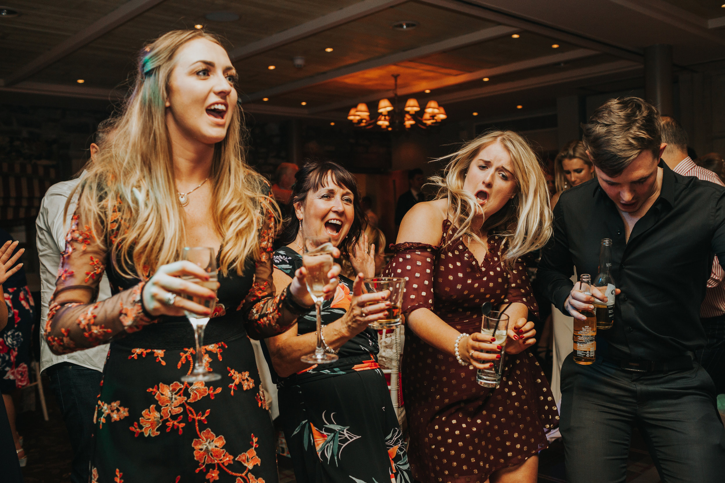 Guests dancing at Stanley House. 