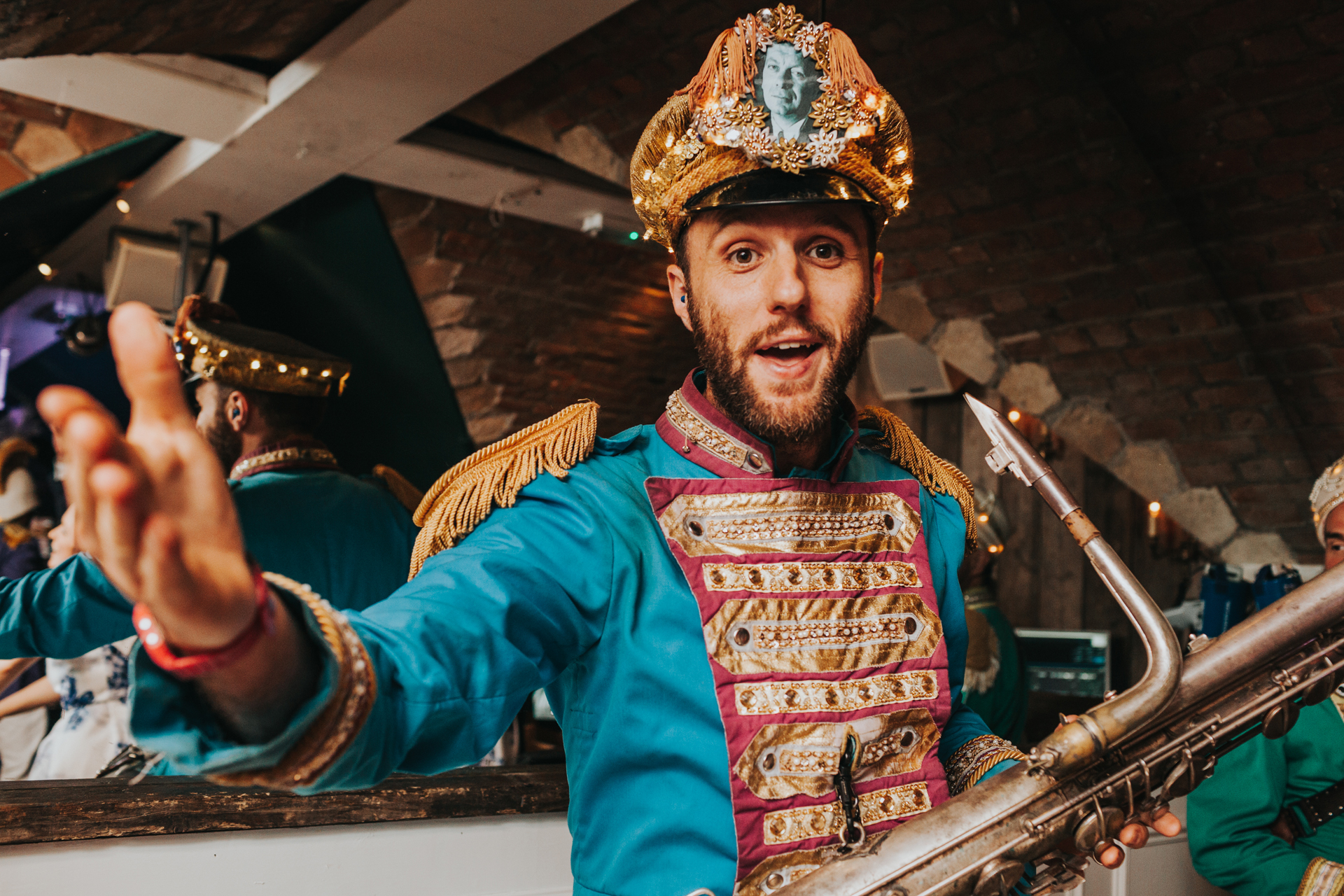 Mr Wilson's Second Liners Band Member.
