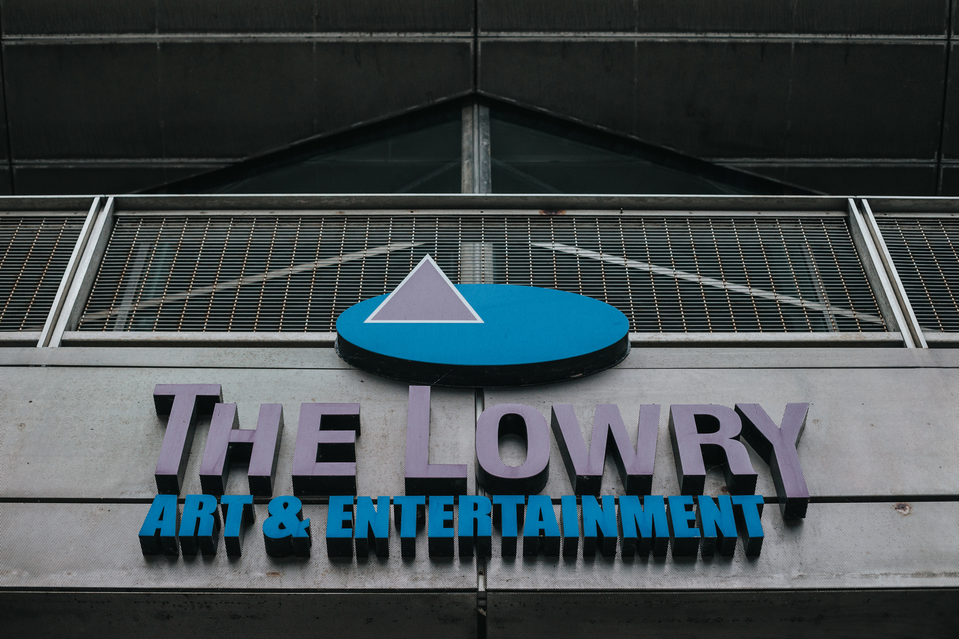 The Lowry Theatre Sign.