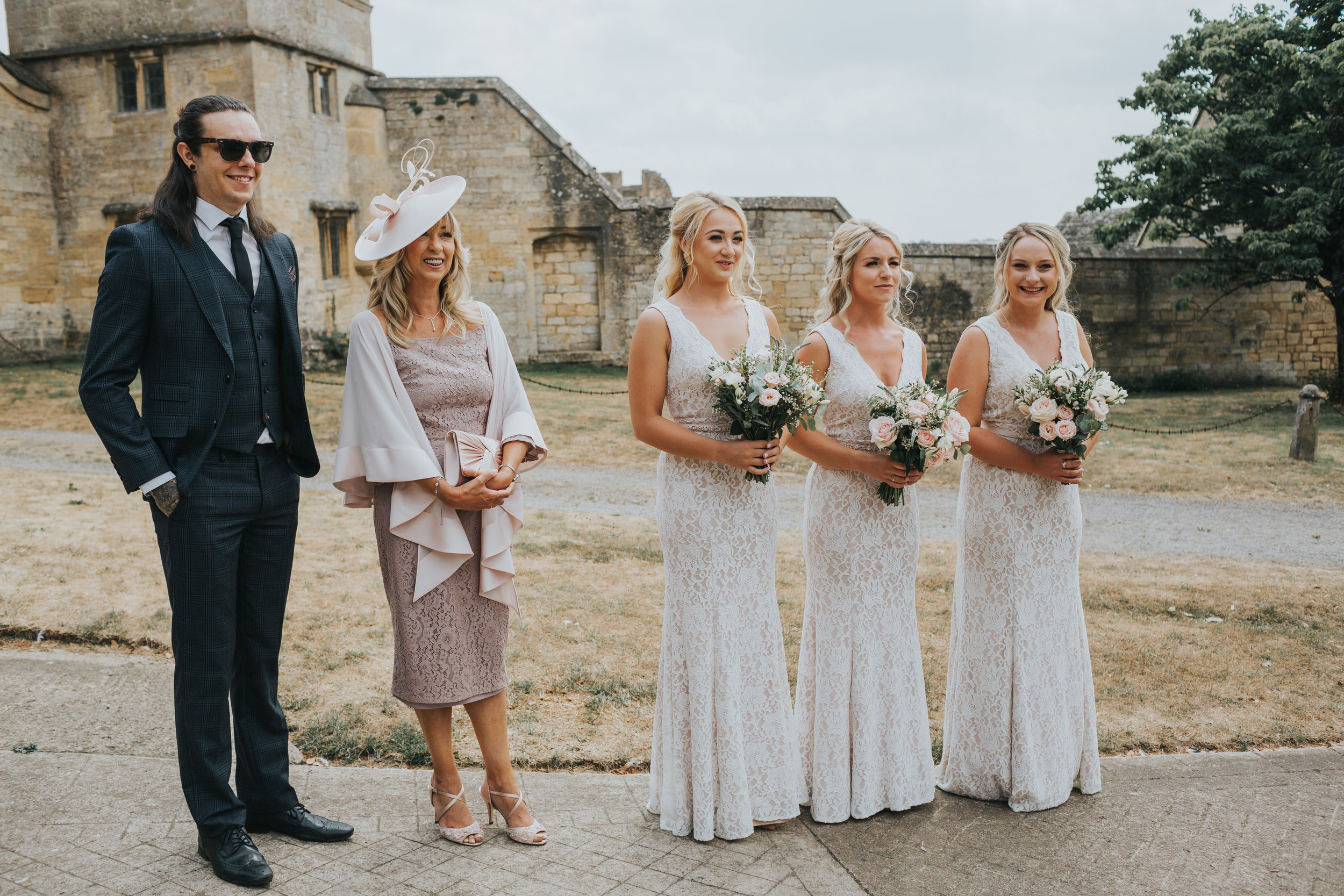 Bridesmaids waiting for bride to arrive.  (Copy)