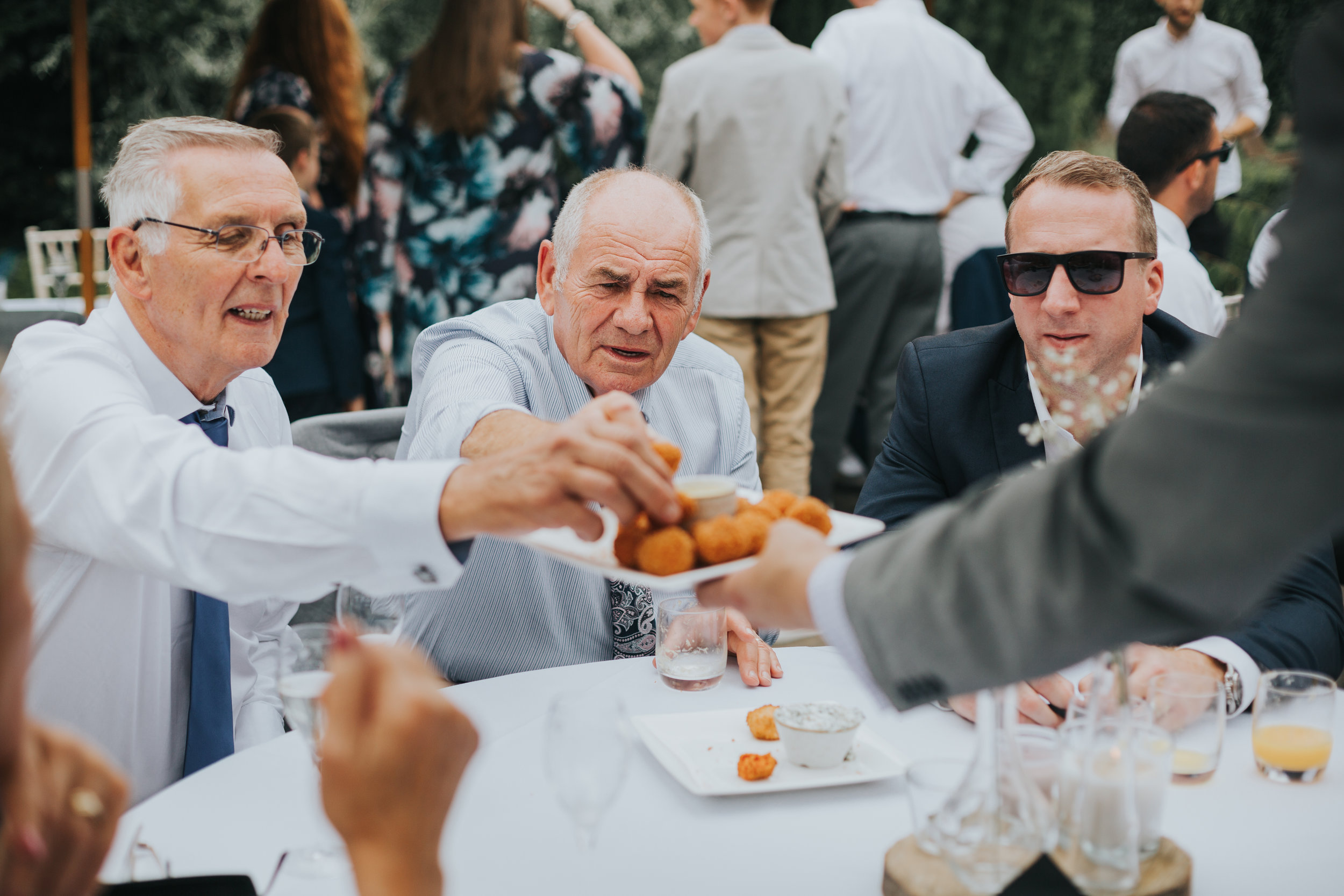 Guests eating some treats.  (Copy)