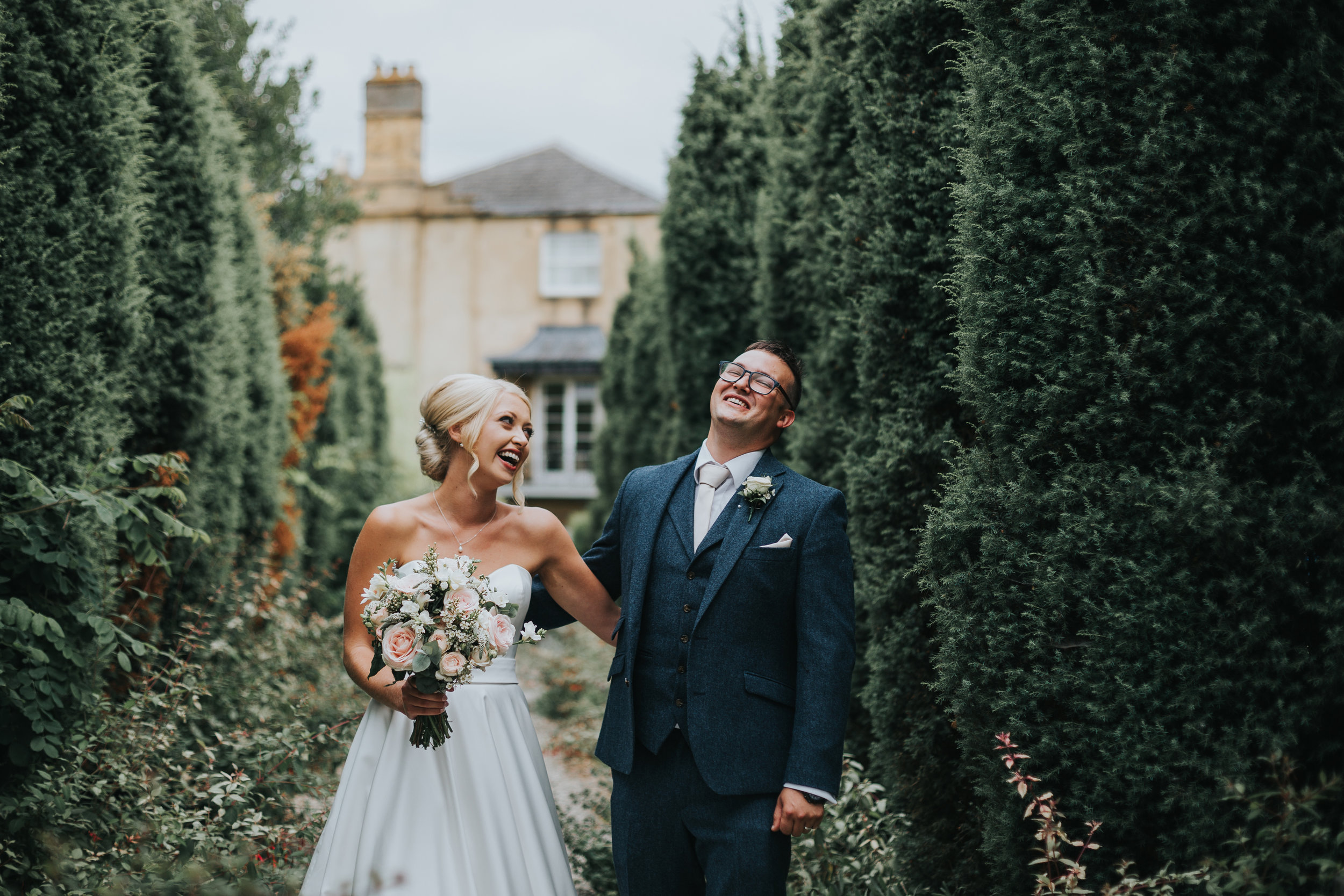 Bride and Groom Having the best day ever!