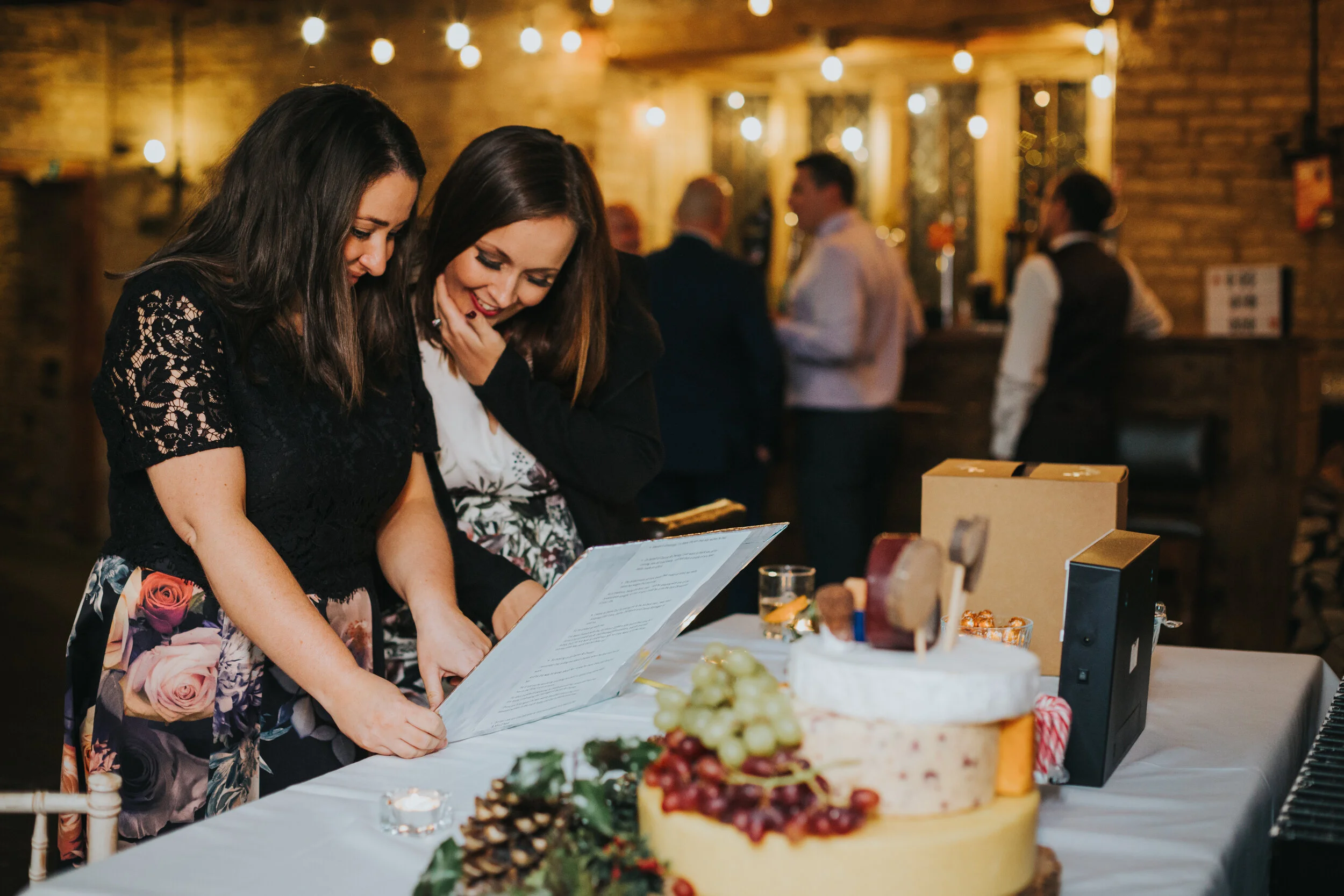 Guests admire some of the best mans props. 