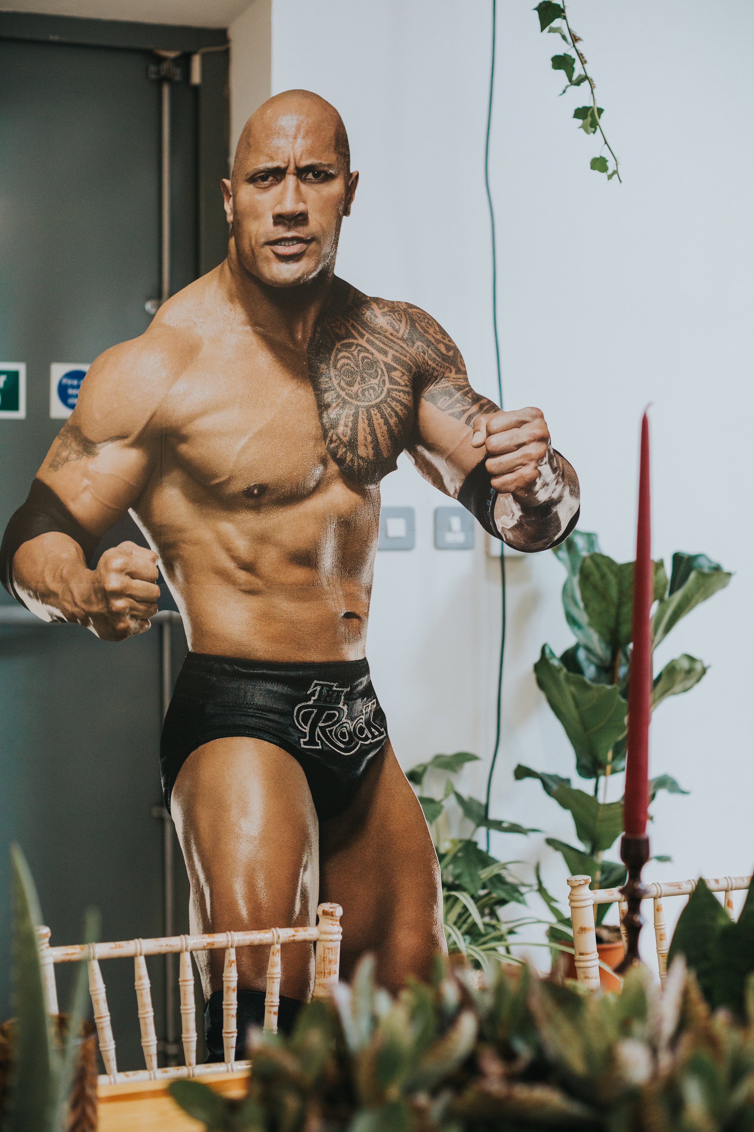 The Rock in his pants! 