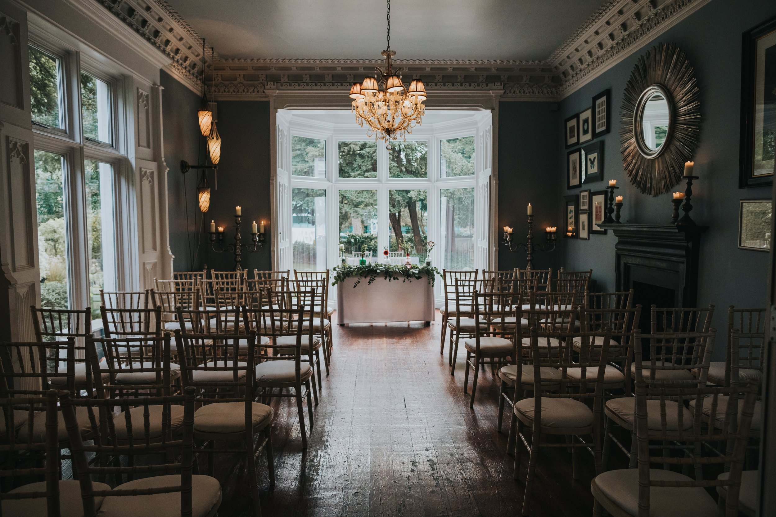 Ceremony room at Didsbury House Hotel 