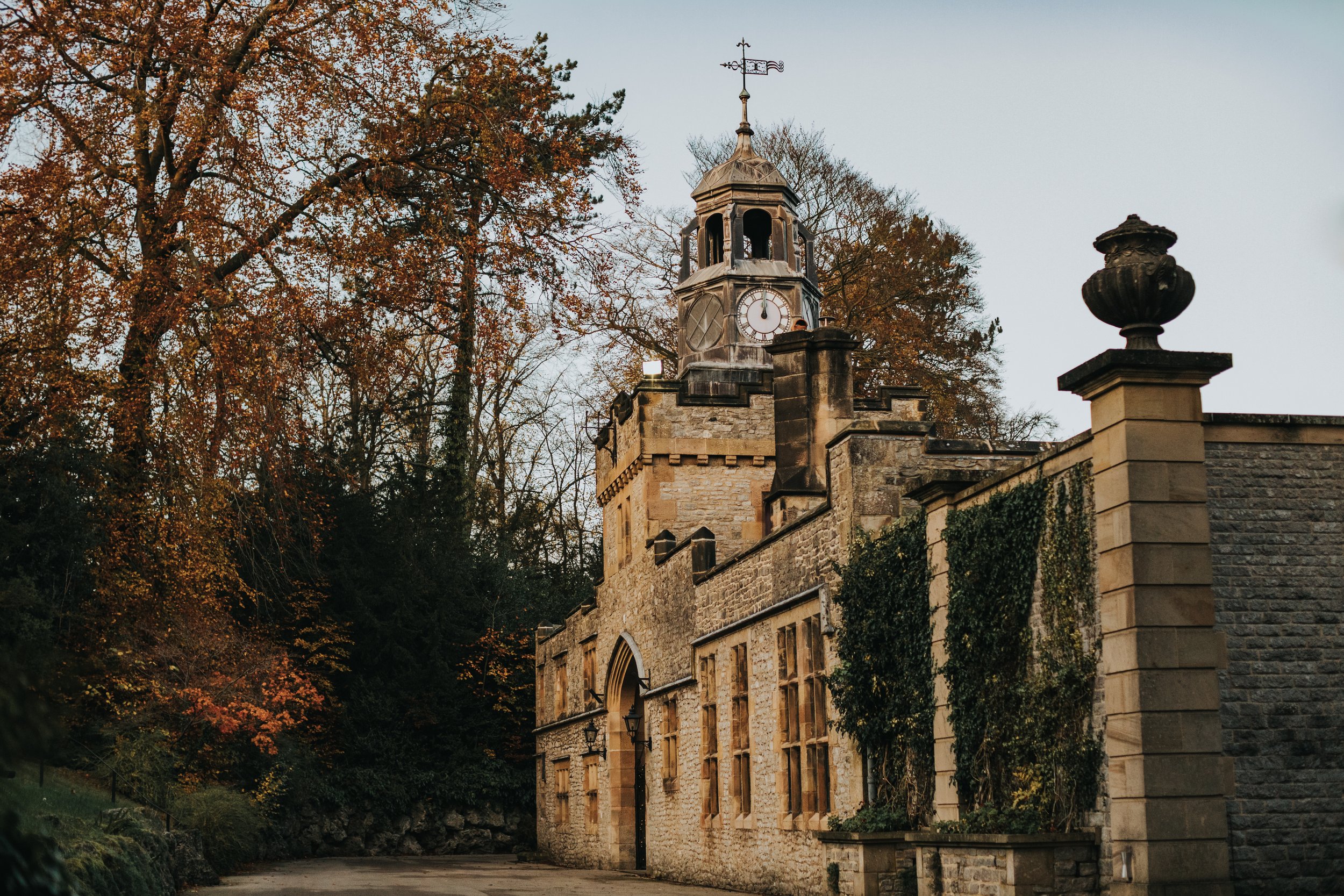 Carriage House at Thornbridge Hall, Derbyshire. 