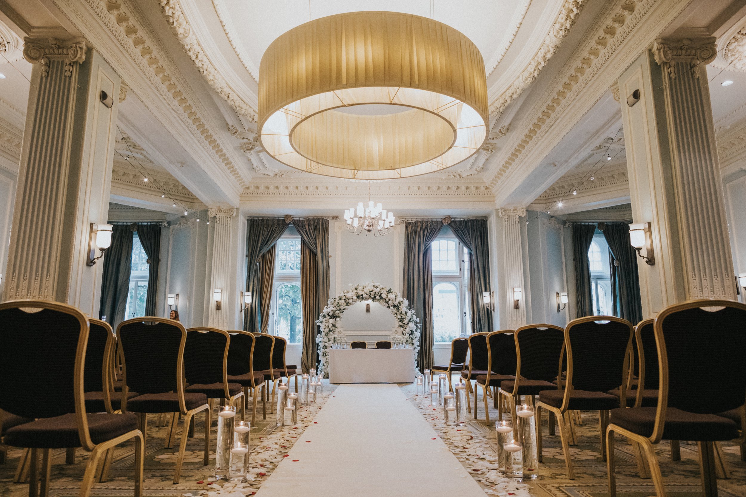 Ceremony room at the Midland hotel. 